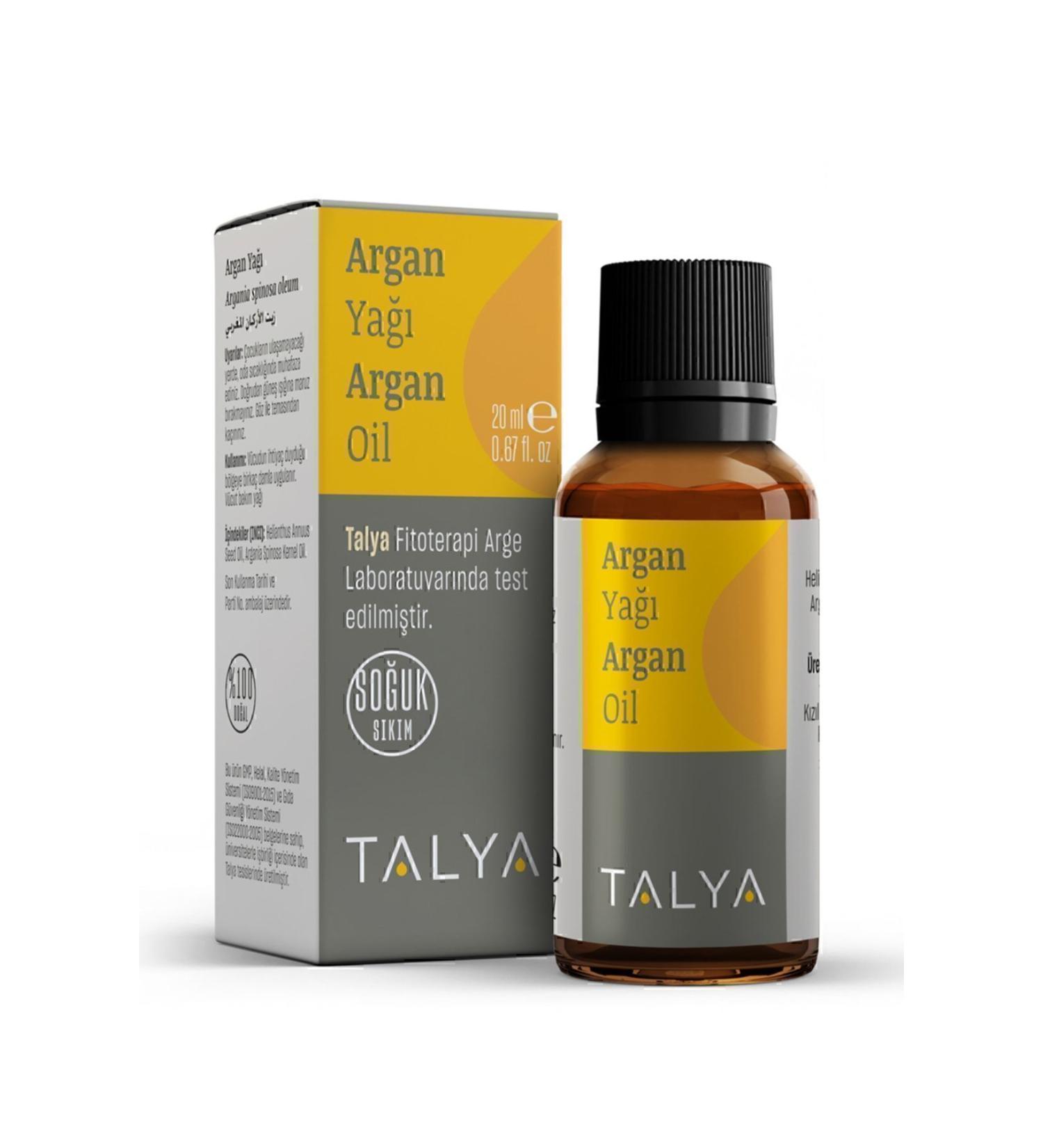 Talya Argan Oil Cold Pressed Pure and Natural 20 ml