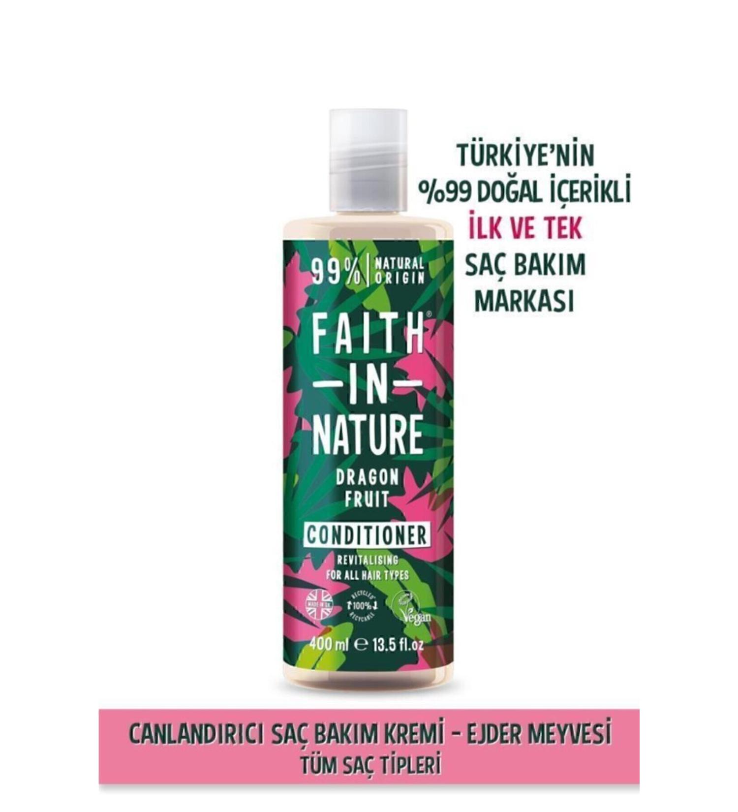 Faith In Nature Natural Revitalizing Hair Care Conditioner Dragon Fruit For All Hair Types - Buy Online on GoSupps.com