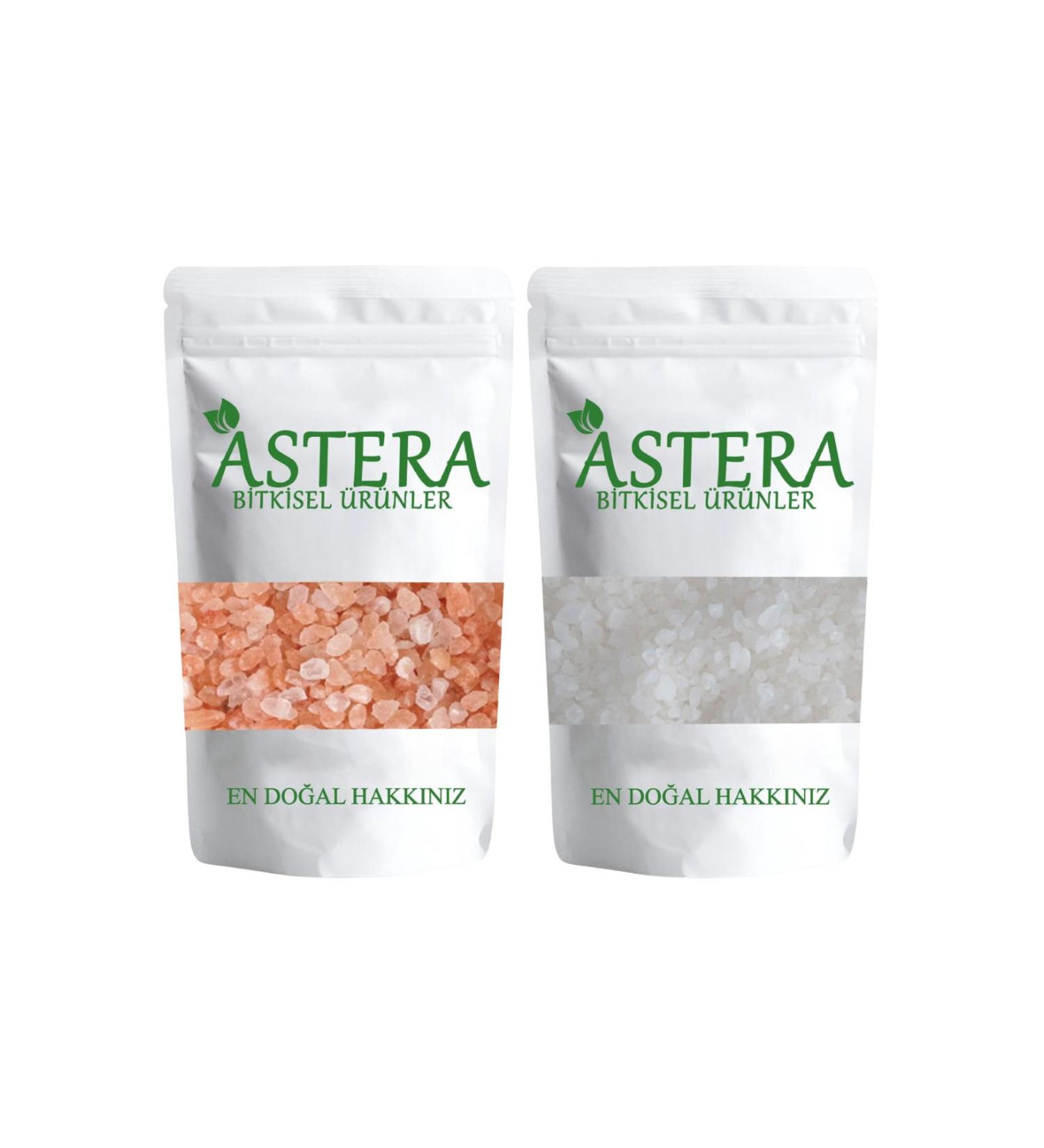 ASTERA 10 Kg Coarse Salt Set (5 Kg Himalayan Salt Grain + 5 Kg Rock Salt Grain)