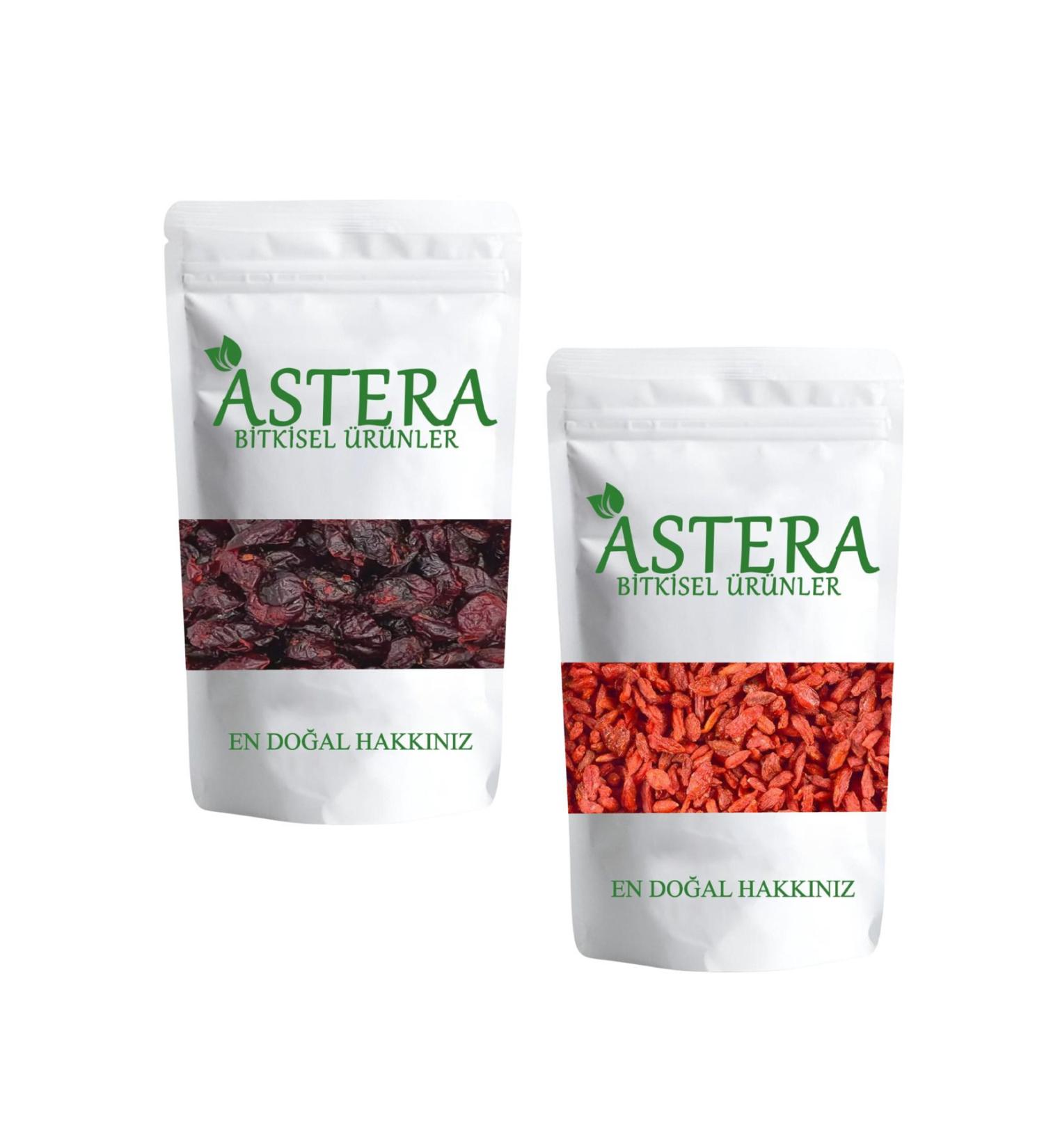 ASTERA 100 Gr Gojiberry - 100 Gr Cranberry (Cranberry)