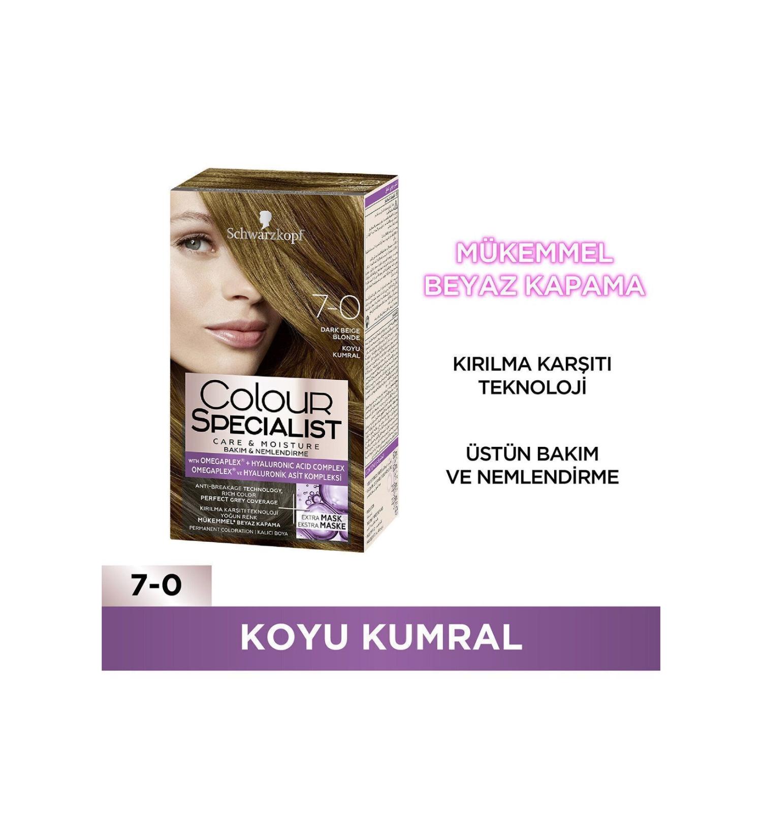 Colour Specialist Schwarzkopf Colour Specialist Hair Dye Dark Blonde 7-0 - Buy Online on GoSupps.com