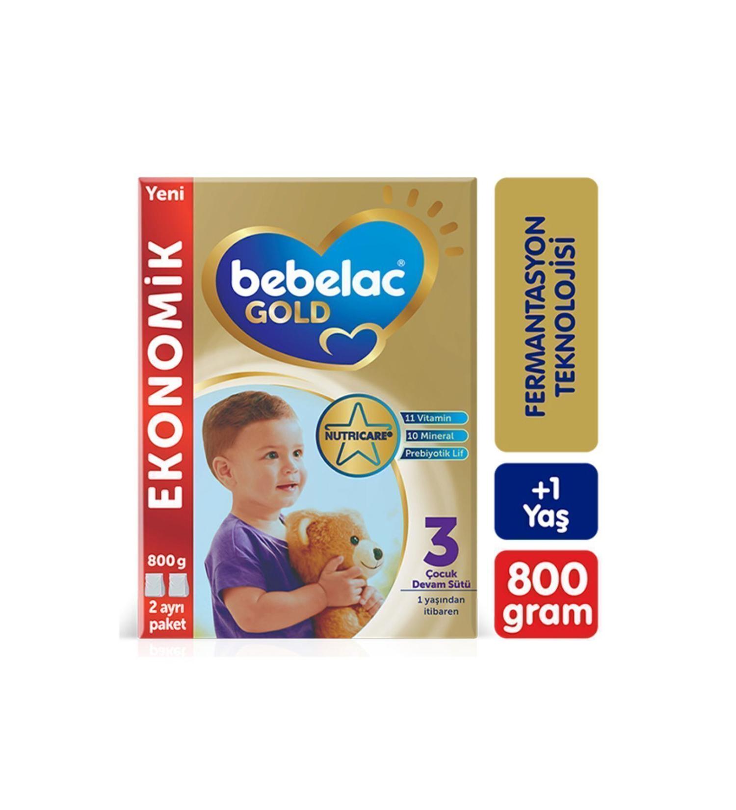 Bebelac Gold 3 Follow-On Milk 800 gr - Buy Online on GoSupps.com