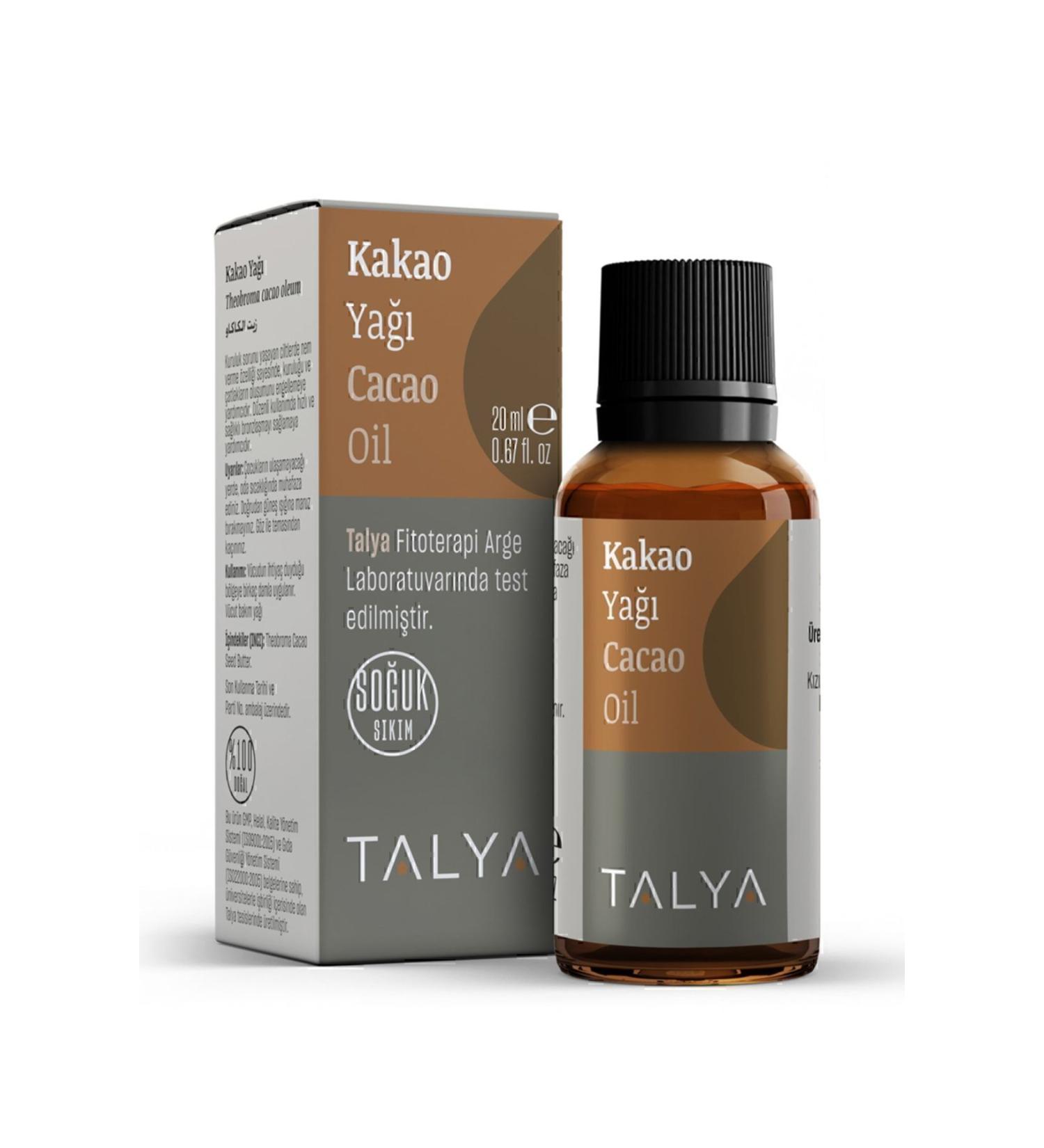 Talya Cocoa Butter Cold Pressed 0 Pure And Natural Natural Tan 20 ml