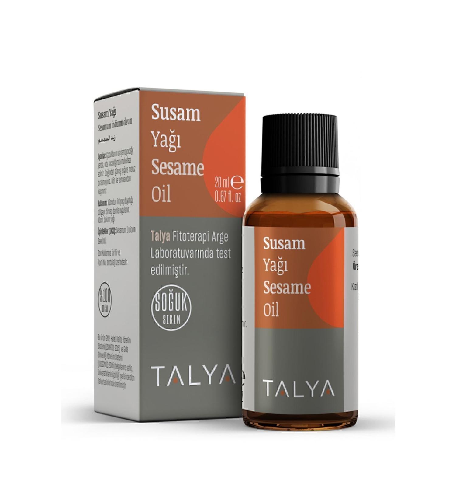 Talya Sesame Oil Cold Pressed 0 Pure And Natural 20 ml