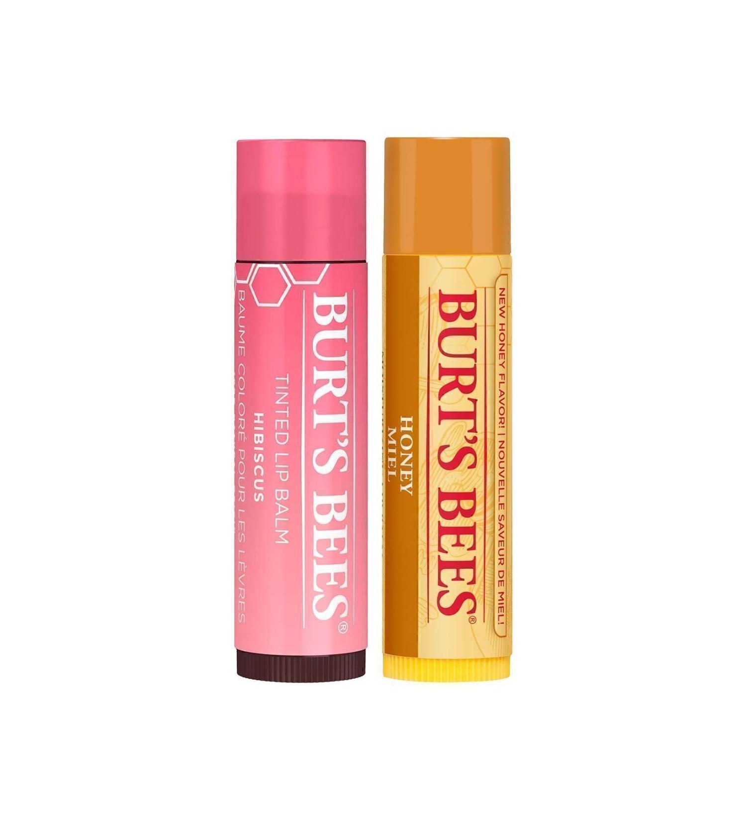 Burt's Bees Tinted Lip Care Rose Tinted Lip Balm Hibiscus+honey Lip Balm