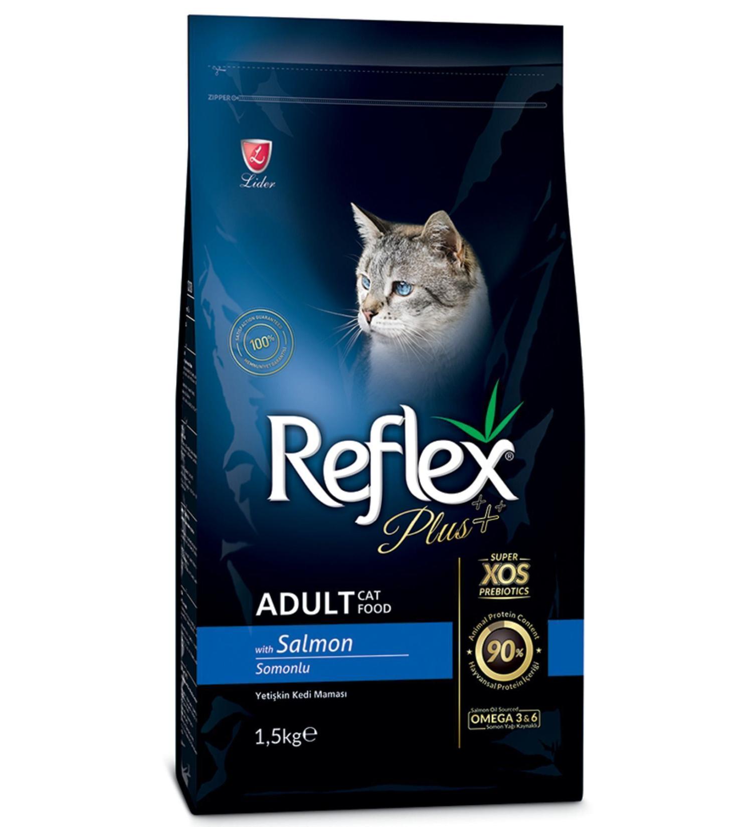Reflex Plus Adult Cat Food with Salmon 1.5 Kg