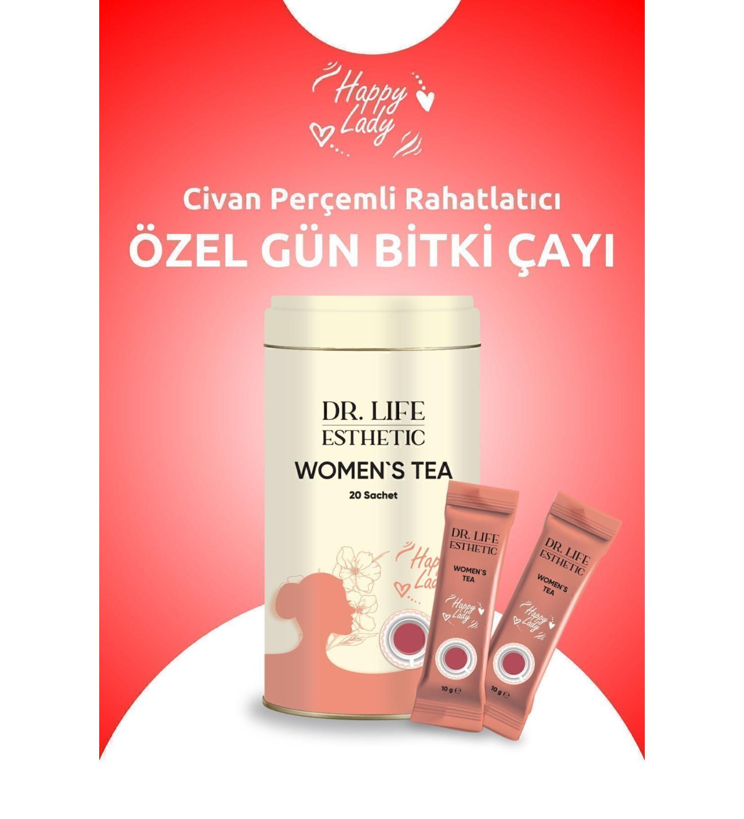 DR LIFE ESTHETIC Happy Lady Yarrow Relaxing Special Day Herbal Tea - Buy Online on GoSupps.com