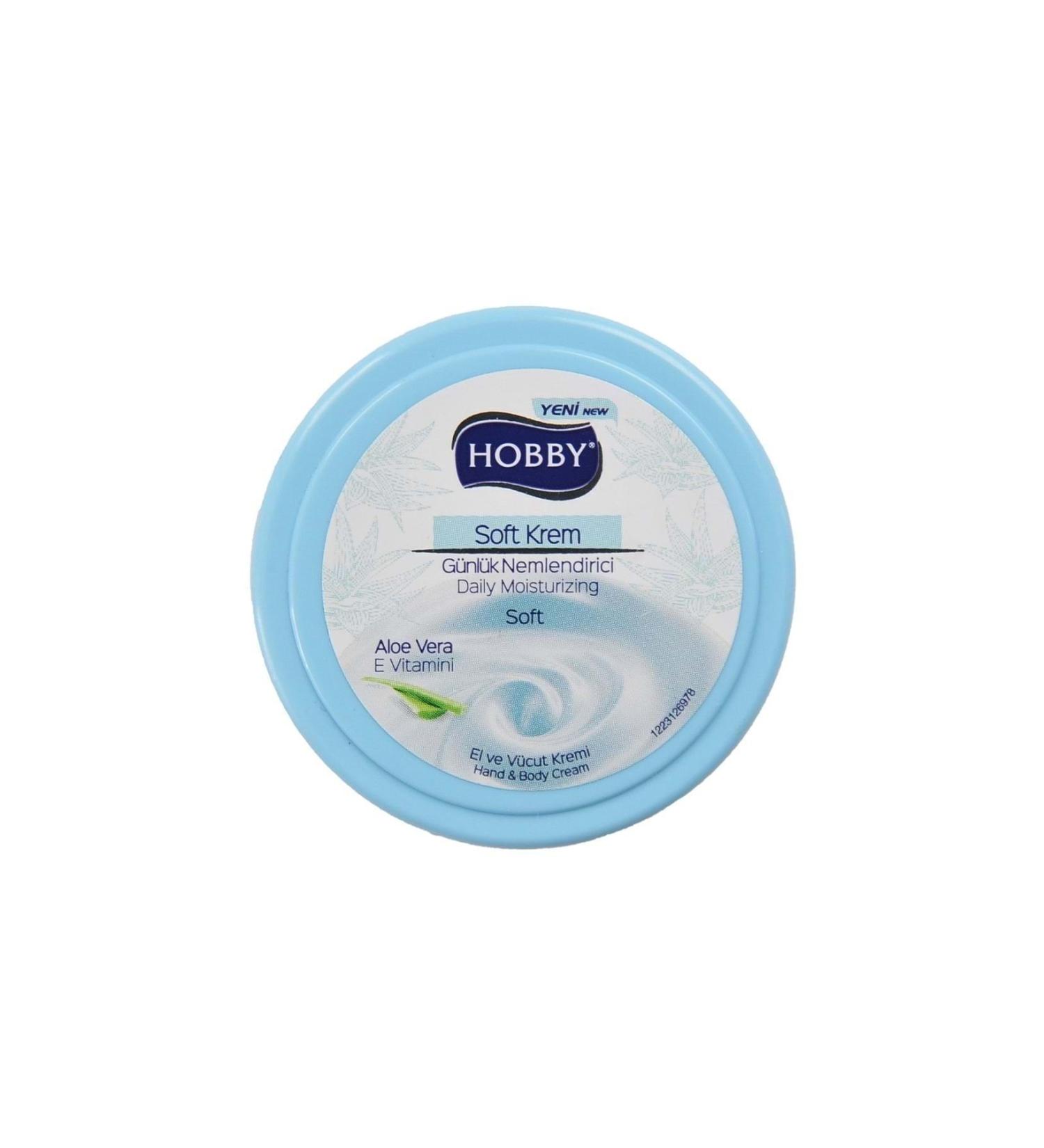Hobby Soft Daily Moisturizing Cream Aloe Vera Vitamin E 20 Ml.