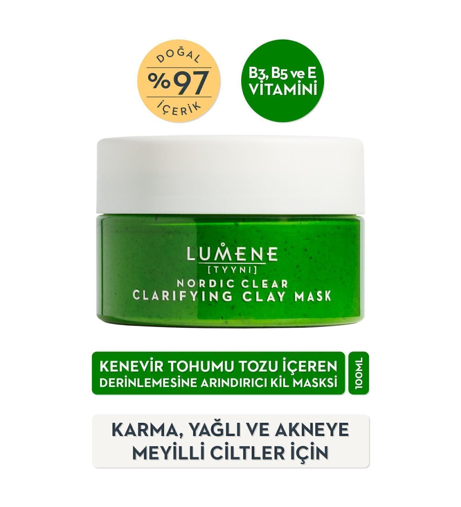 Lumene Clarifying Clay Mask - Deep Purifying Clay Mask 100ML
