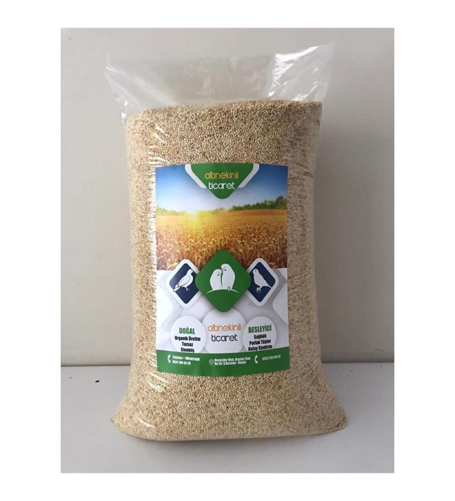 GOLDEN EKIN Millet Budgie Bird Food White Millet 10 Kg
