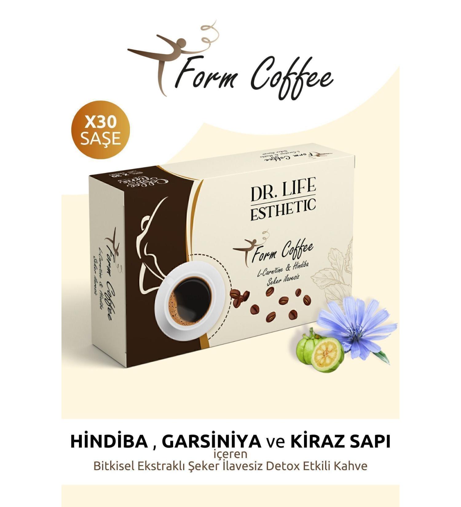 DR LIFE ESTHETIC Chicory Coffee Detox Coffee No Sugar Added (Chicory Garcinia and Cherry Stalk Extract) 150 Gr - Buy Online on GoSupps.com