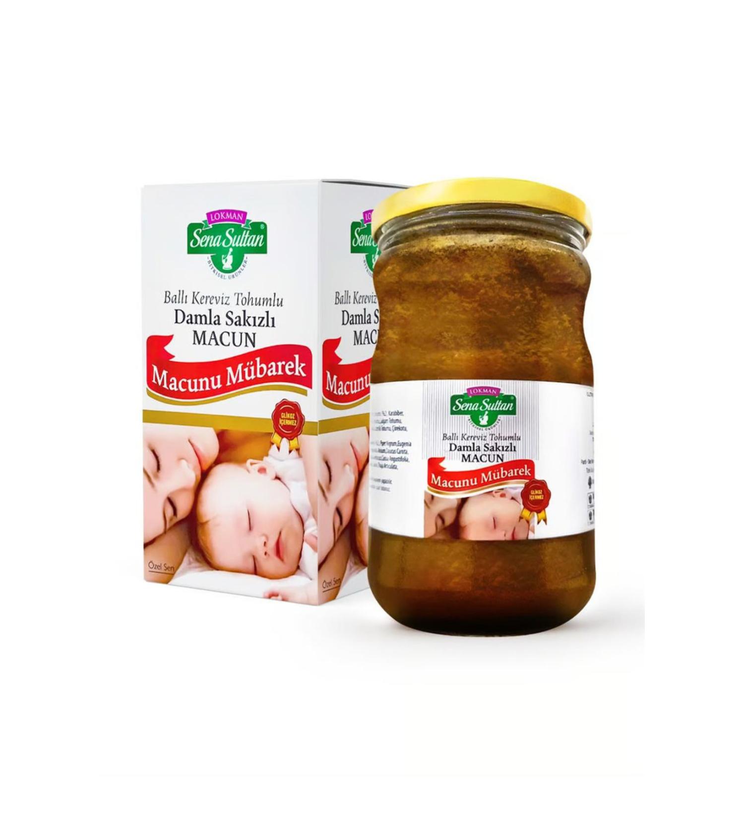 Lokman Sena Sultan Sena Sultan Honey Celery Seed Mastic Paste (MACUNU M BAREK) 800 Gr.