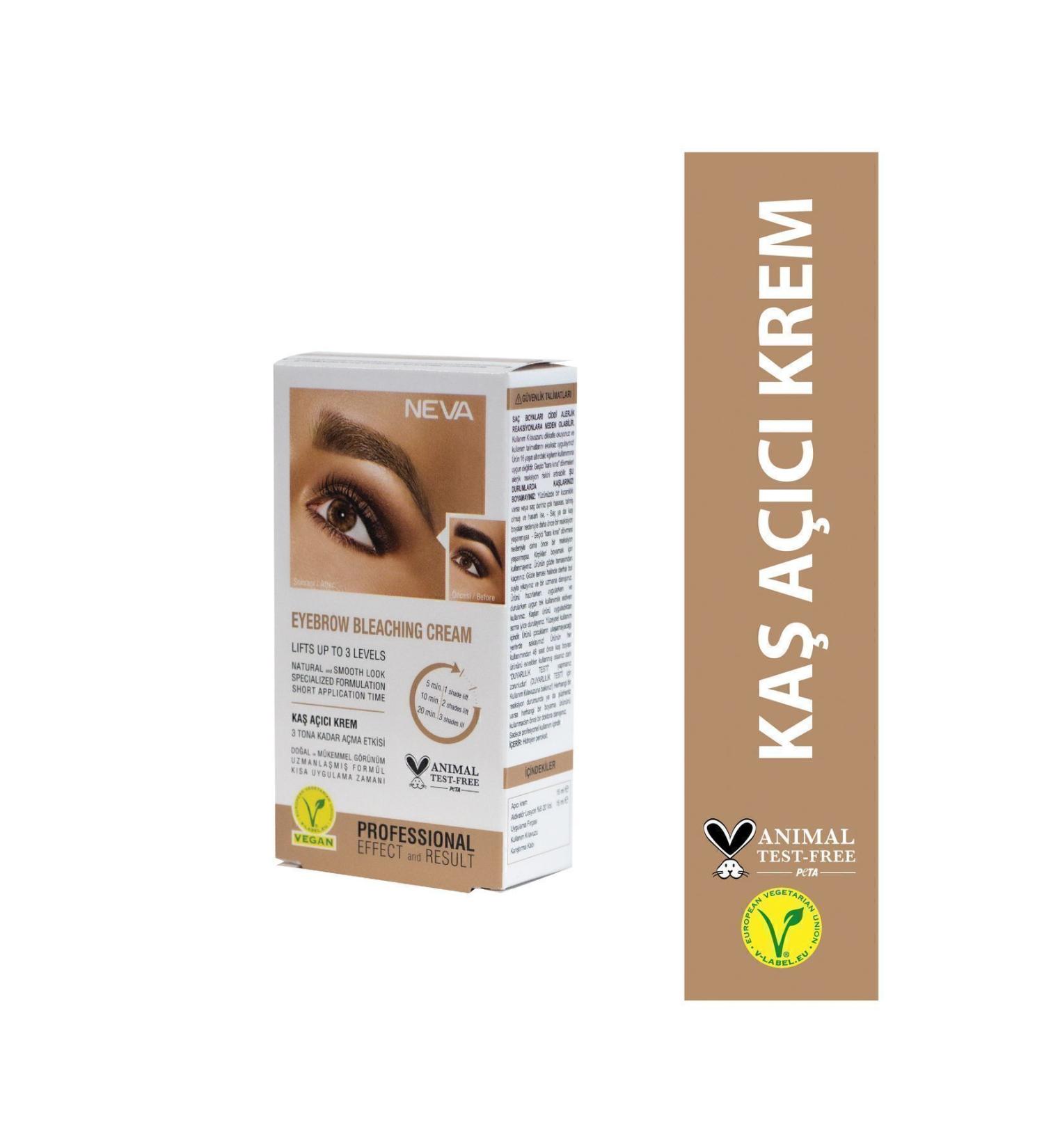 Neva Eyebrow Lightening Cream Set (vegan) - Buy Online on GoSupps.com