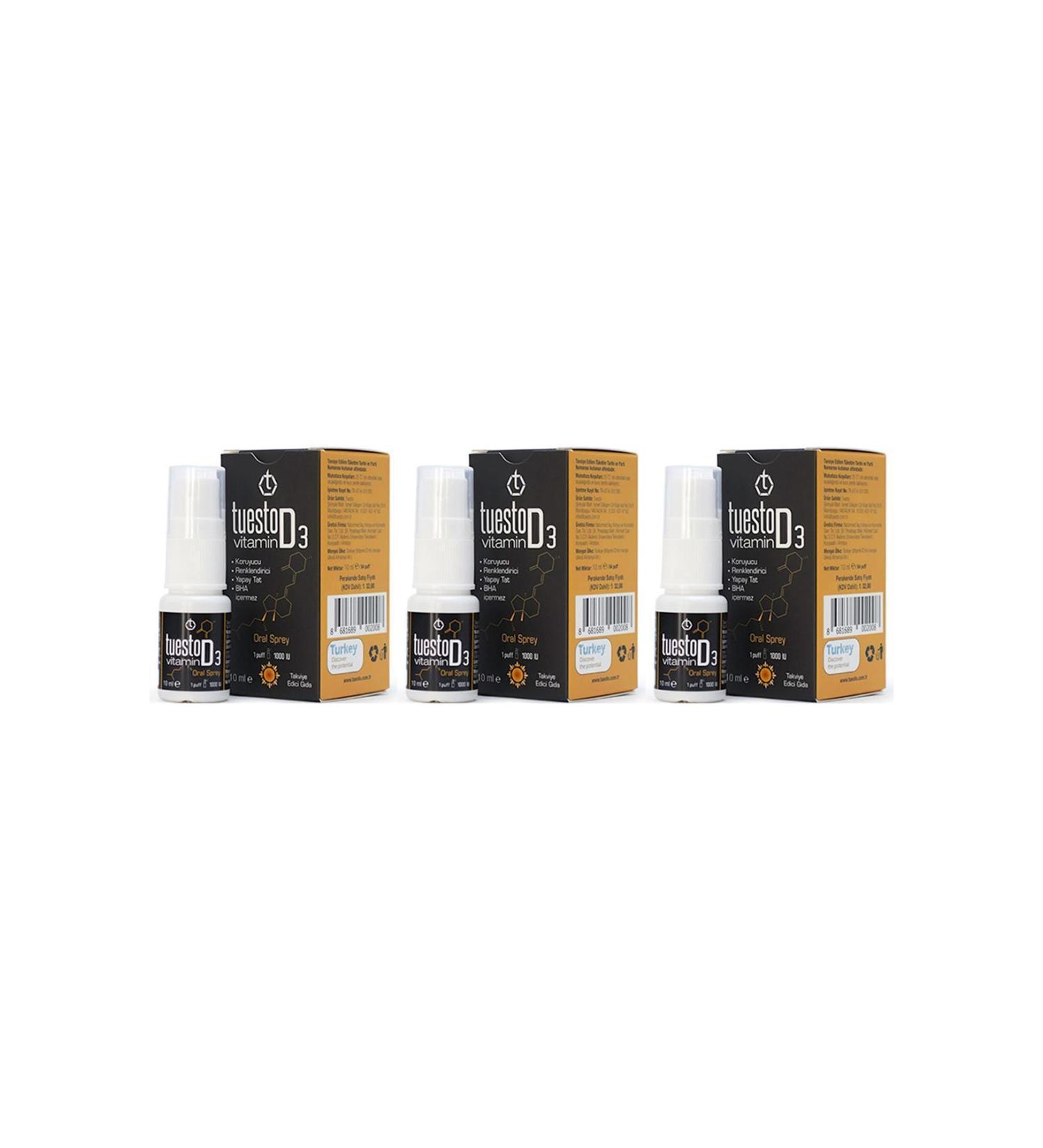 Tuesto Vitamin D3 10 Ml Set of 3