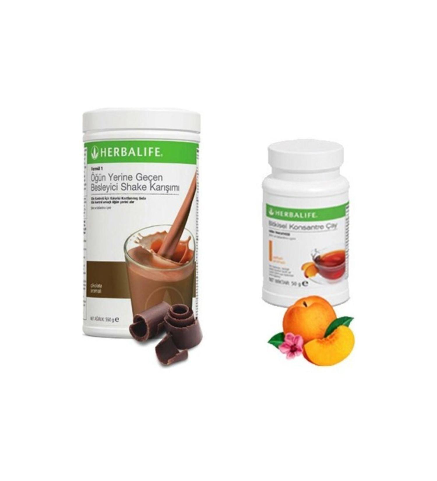 Herbalife Chocolate Shake 550 gr. - Peach Tea 50 gr