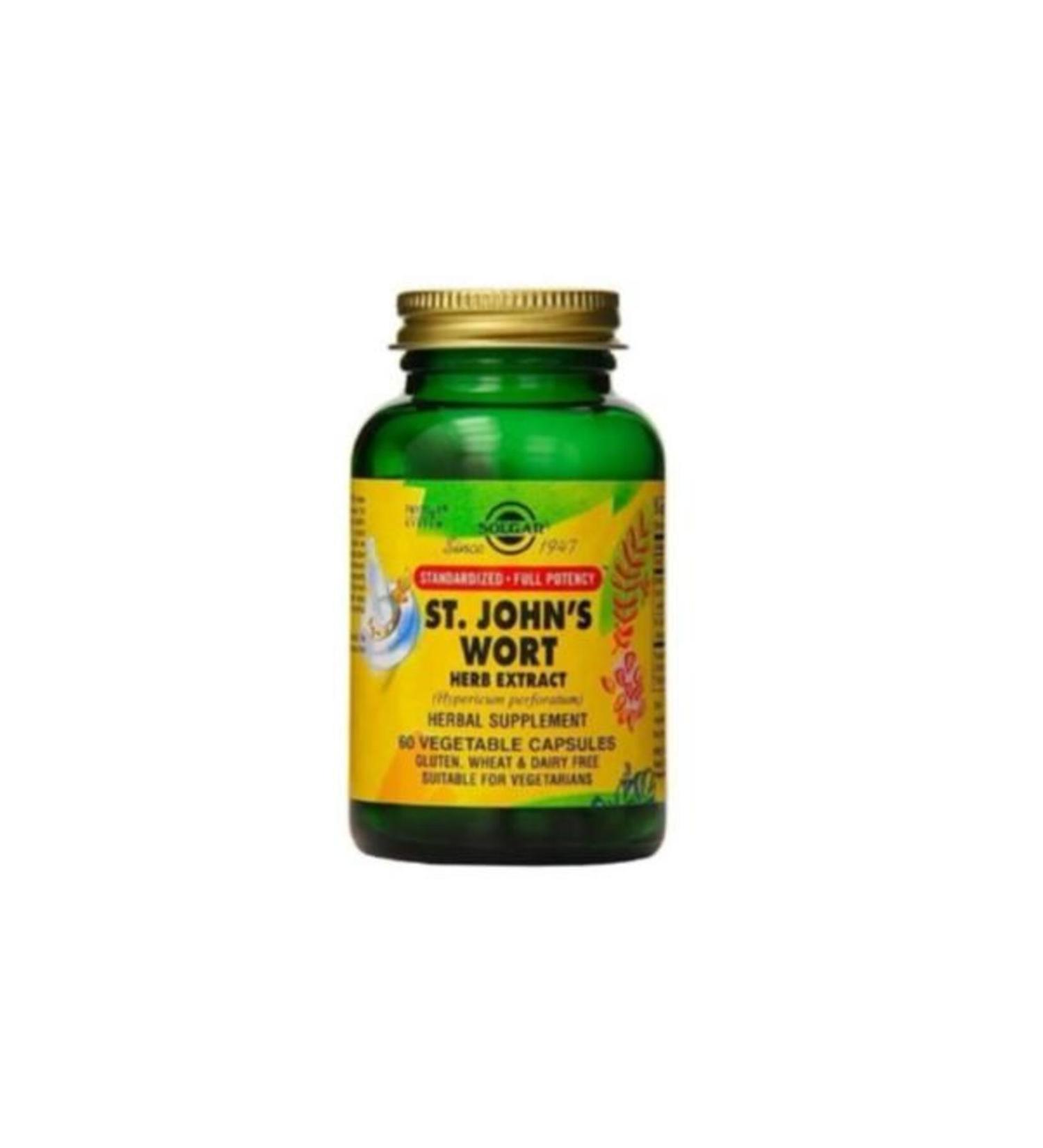 Solgar St. John's Wort Herb Extract 60 Capsules 5160