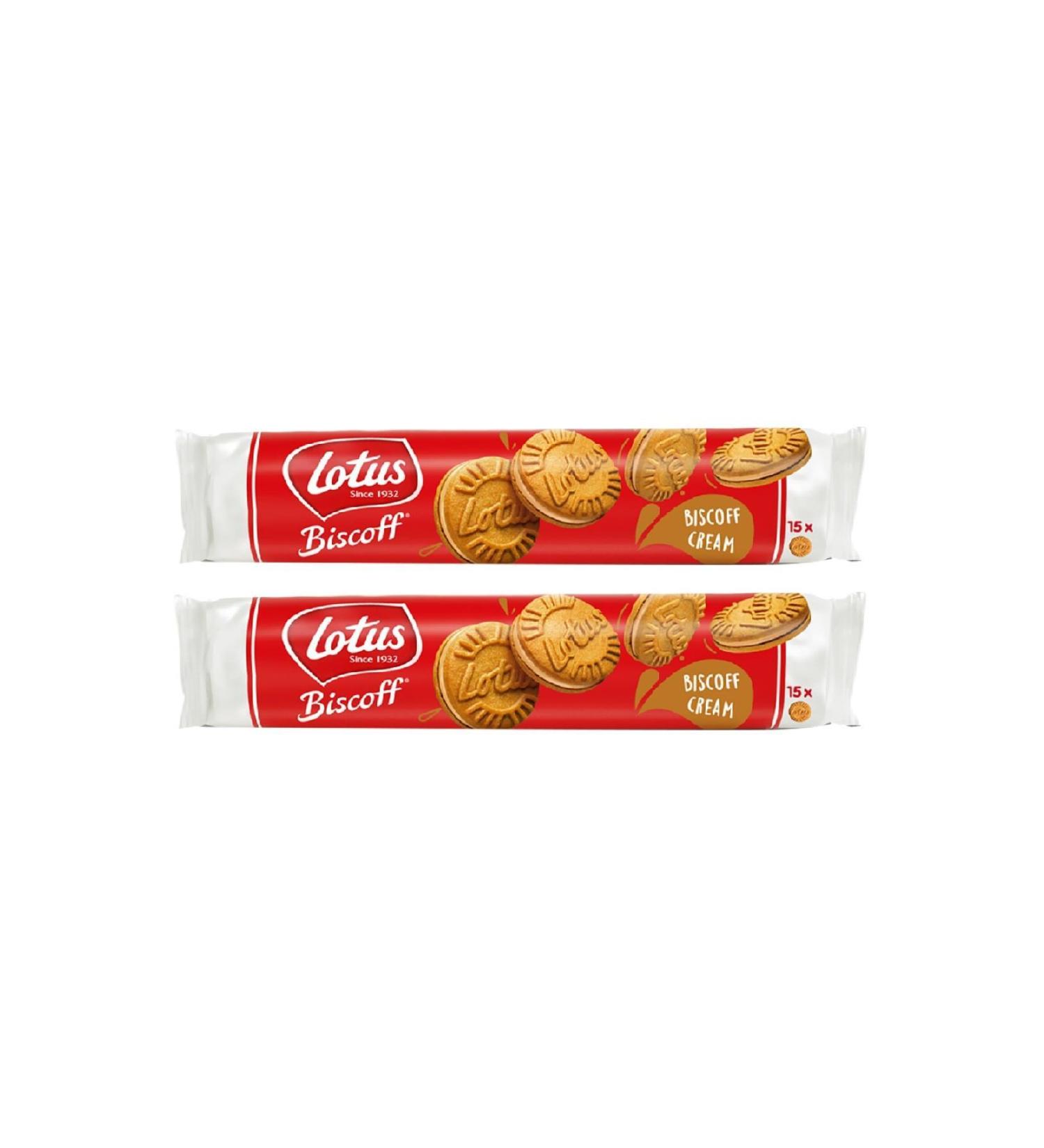 Lotus Biscoff Sandwich Biscoff Cream Spreadable Cream Biscuit - 150 gr X 2 Pieces - Buy Online on GoSupps.com