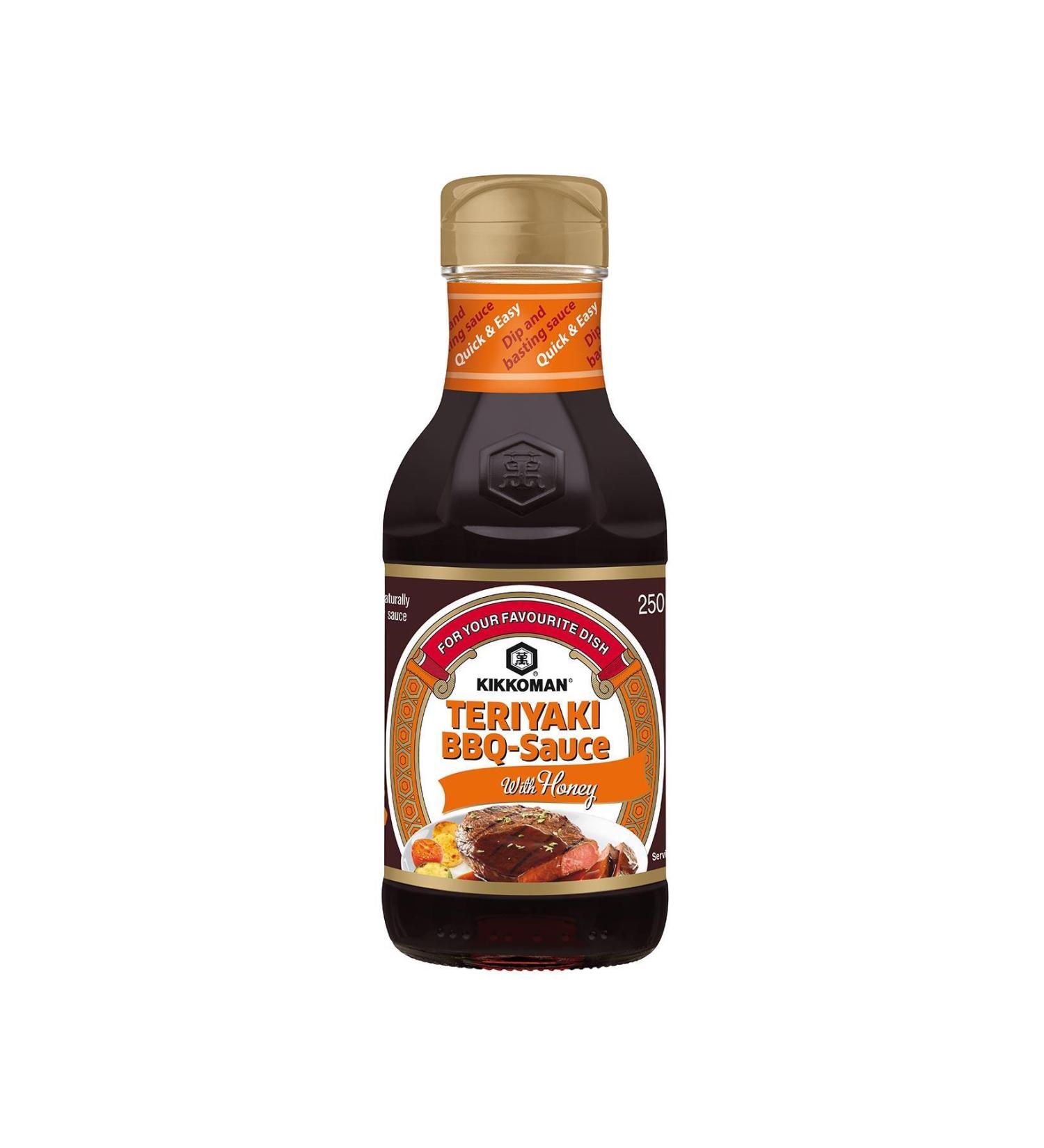 Kikkoman Teriyaki Bbq Honey 250 ml