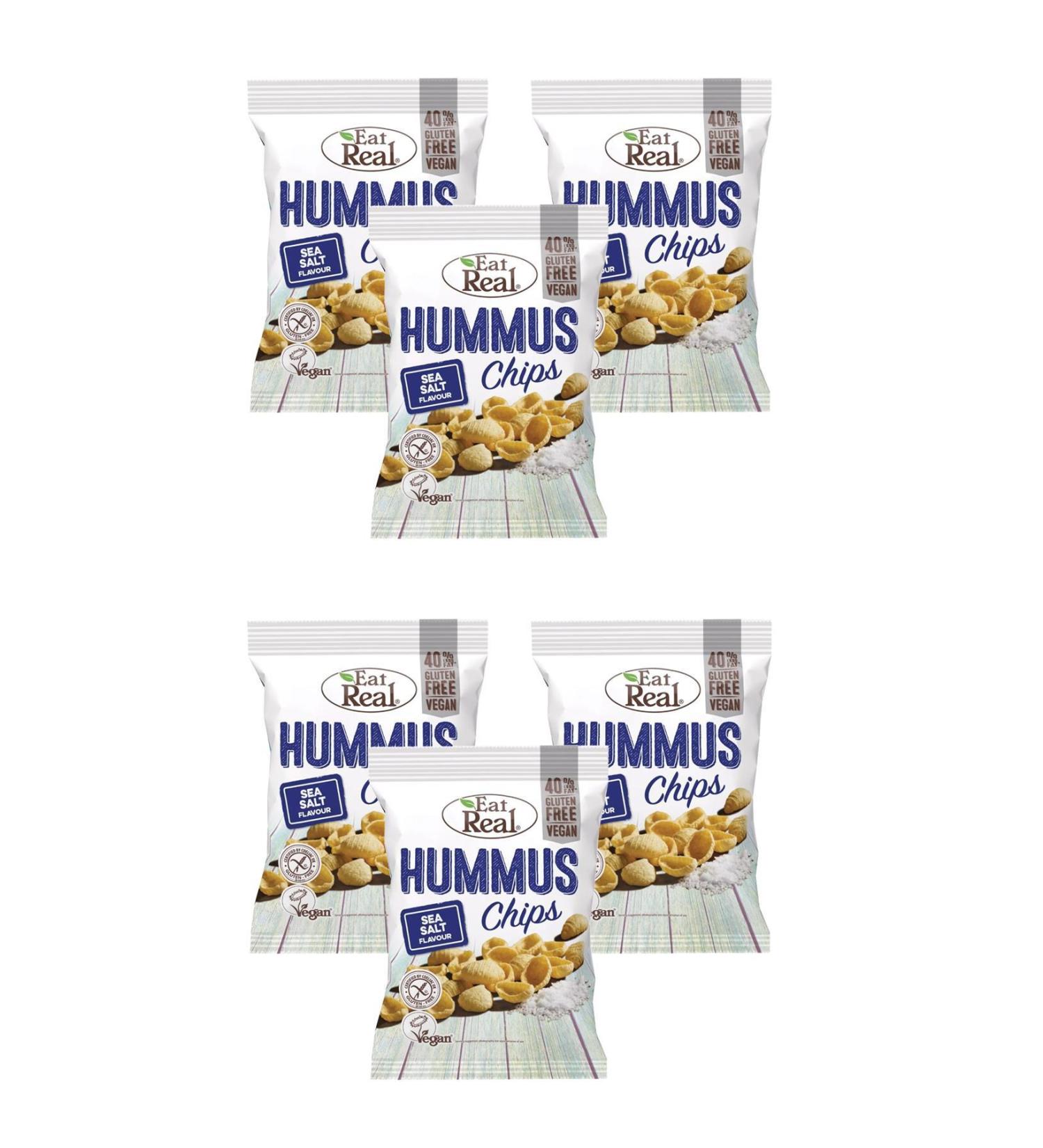 Eat Real Chickpea Chips Sea Salt 45 G X 6 Pieces