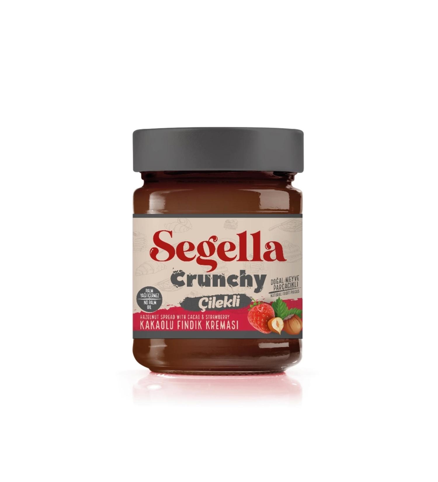 Segella Strawberry Fruit Pieces Cocoa Hazelnut Cream 350gr