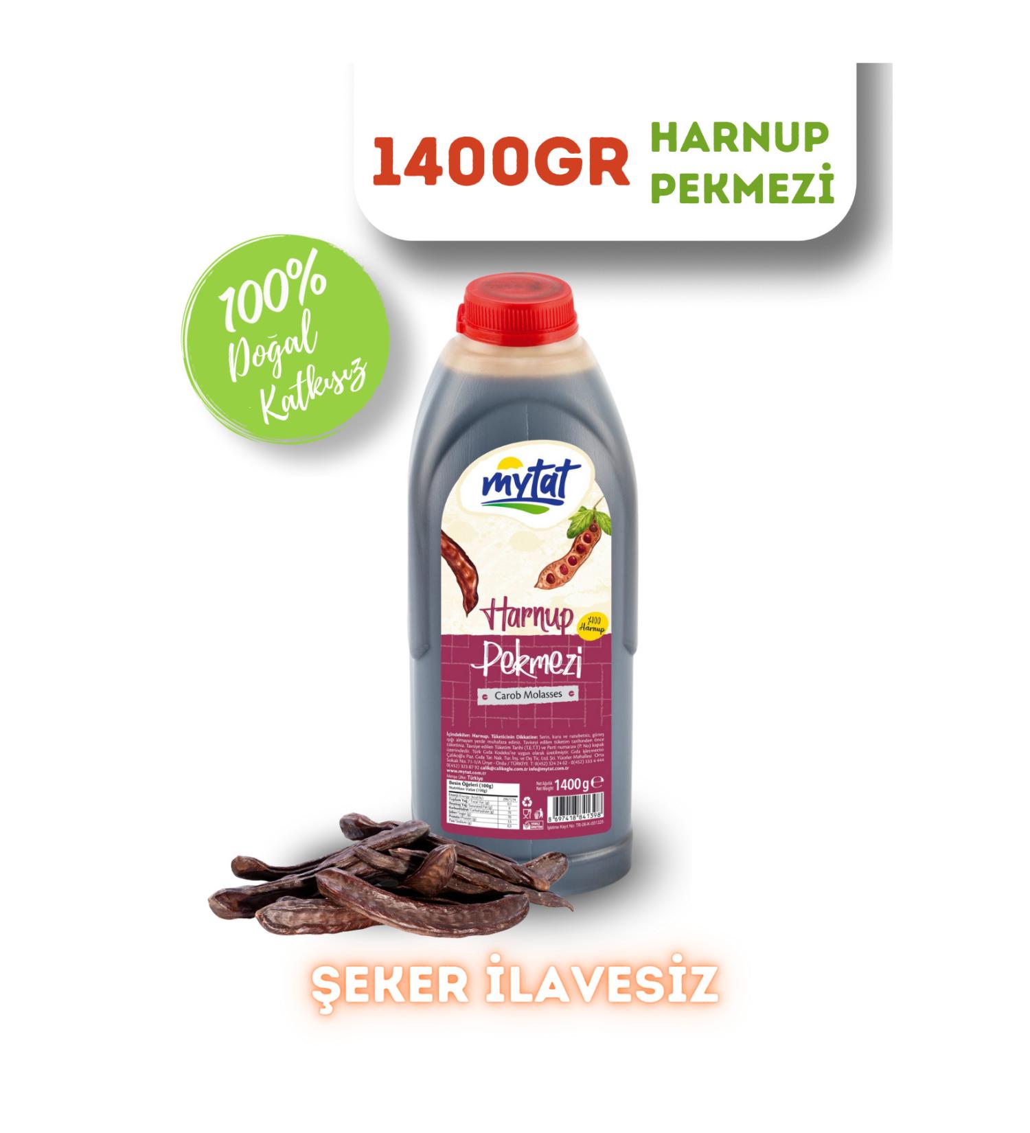 Mytat Natural Additive-Free Carob Molasses 1400 gr