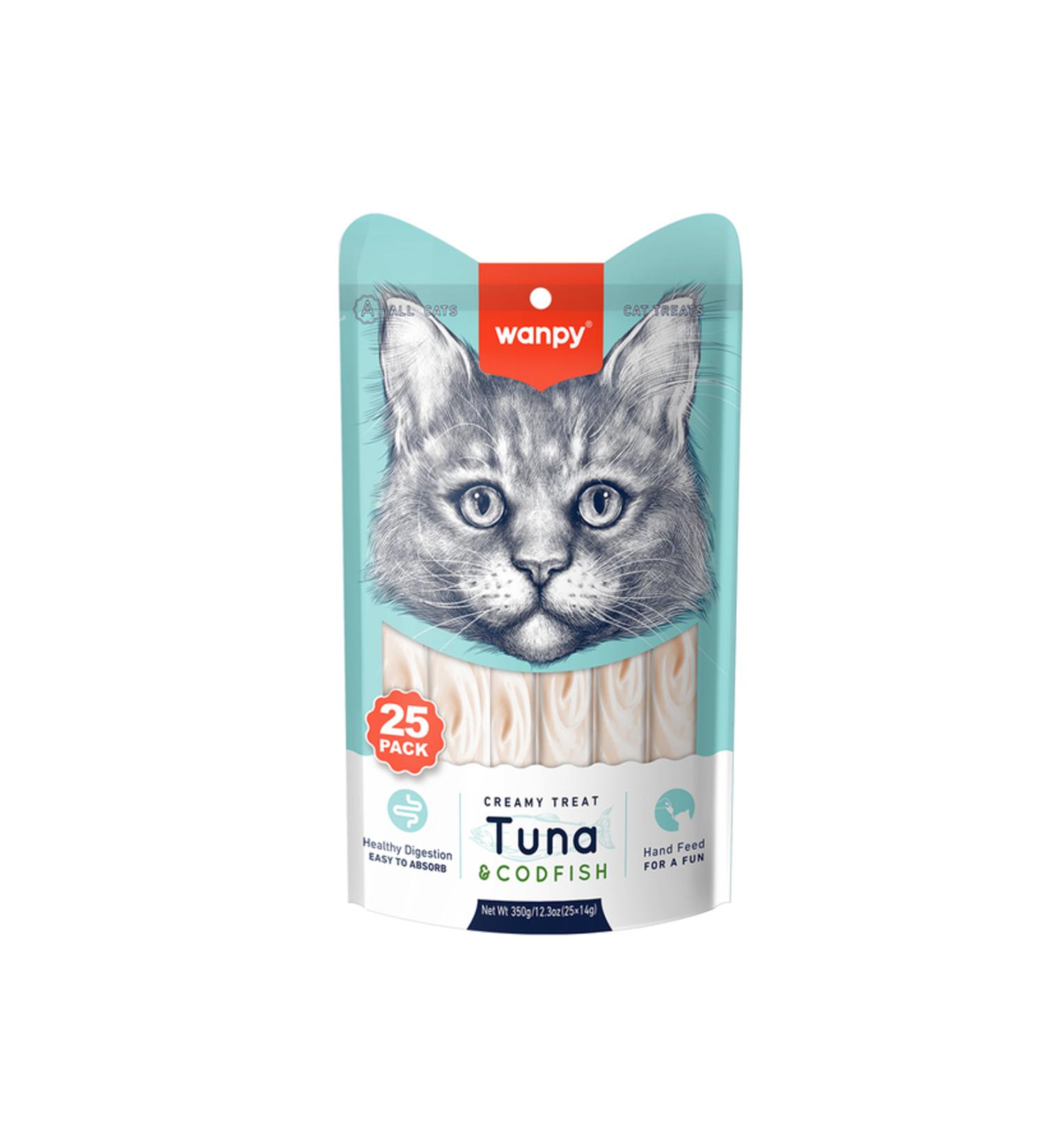 Wanpy Tuna and Scallop Cream Cat Award 25x14gr