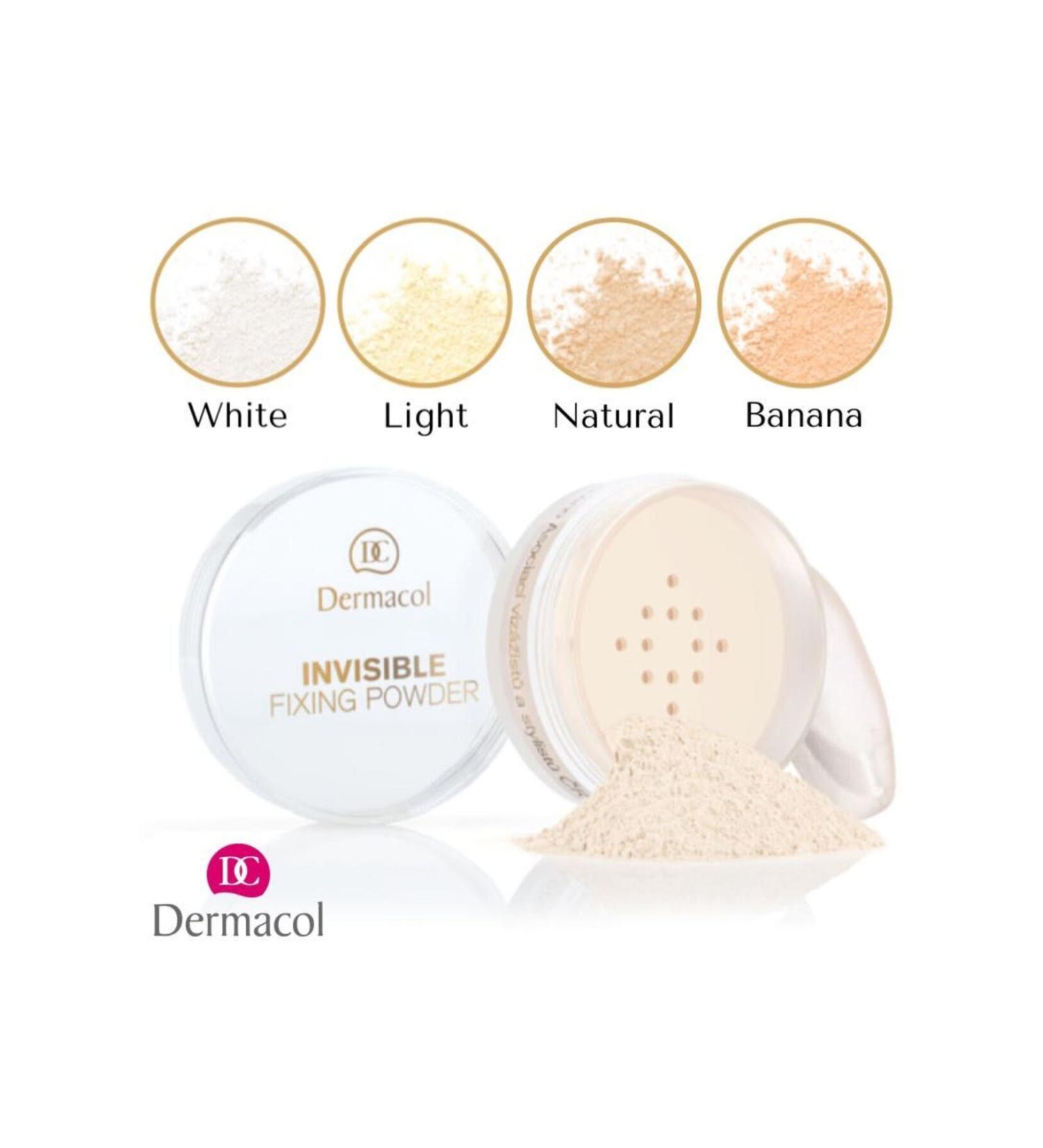 Dermacol Invisible Fixing-Transparent Powder Permanent Velvet Fixing Transparent Finish Powder NATURAL - Buy Online on GoSupps.com