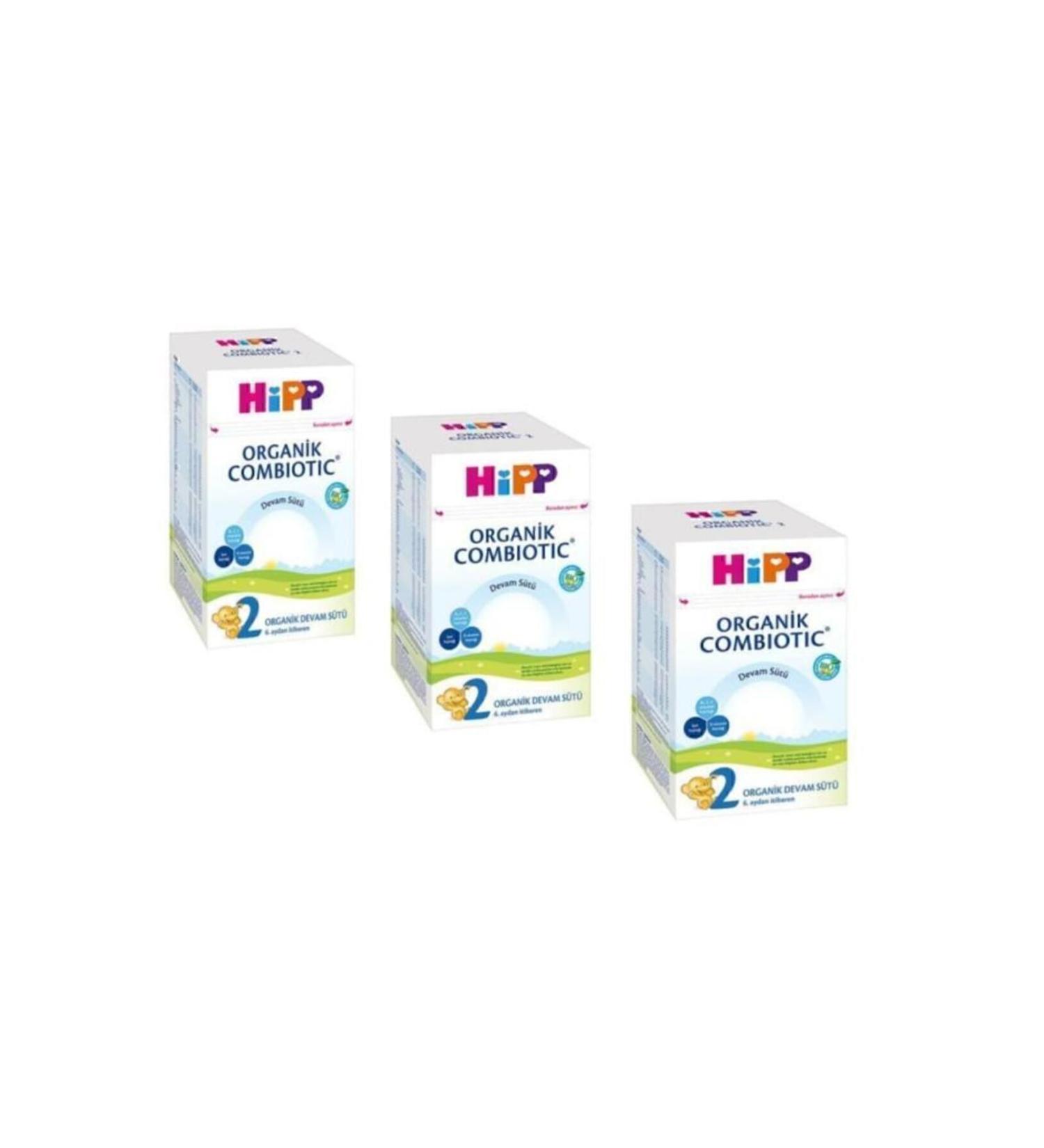 Hipp 2 Organic Follow-On Milk Combiotic 800 gr X 3 Pieces