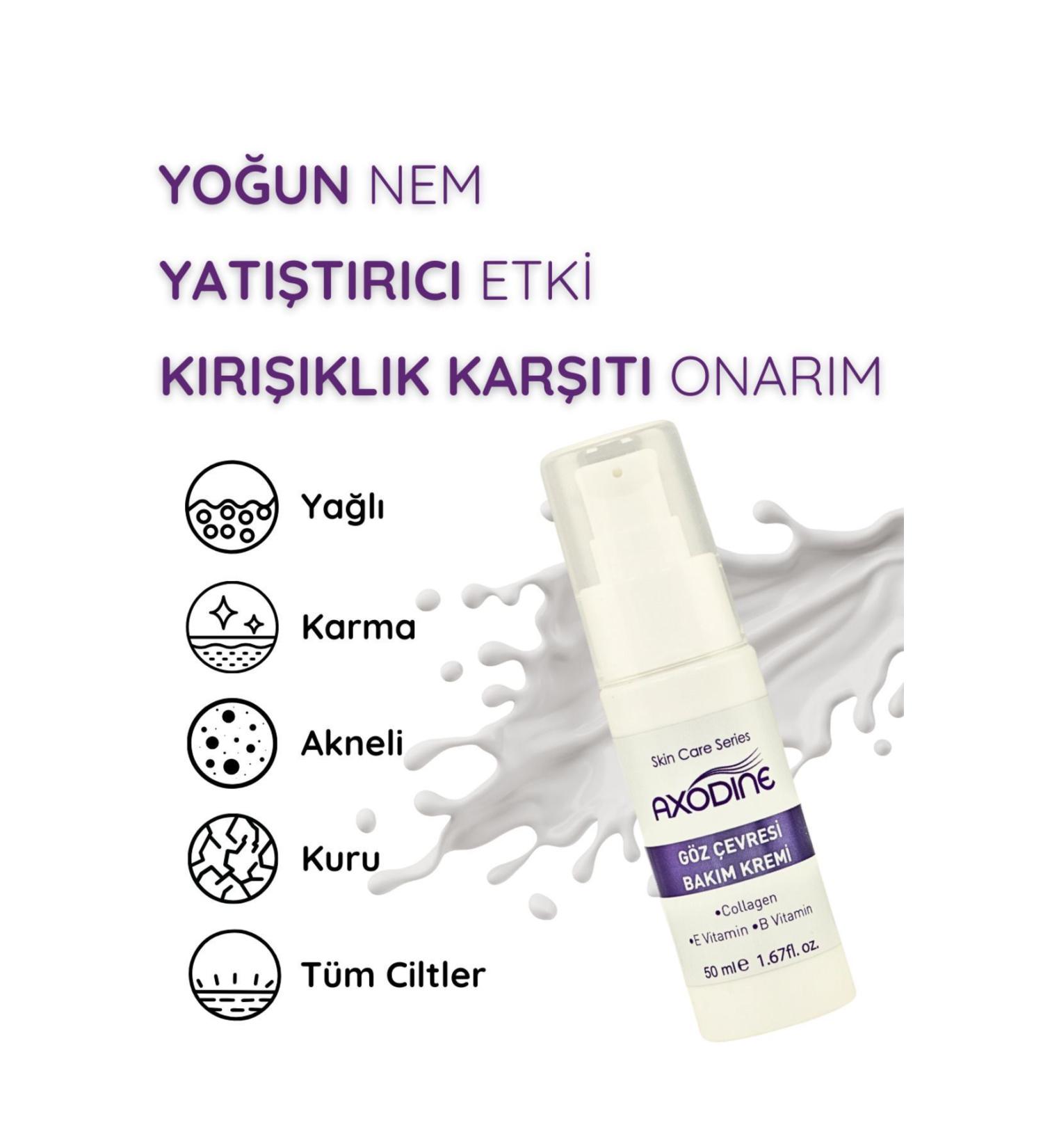 axodine Anti-Wrinkle Botox Effective Plumping Anti-Aging Eye Contour Care Cream 50 ml - Buy Online on GoSupps.com