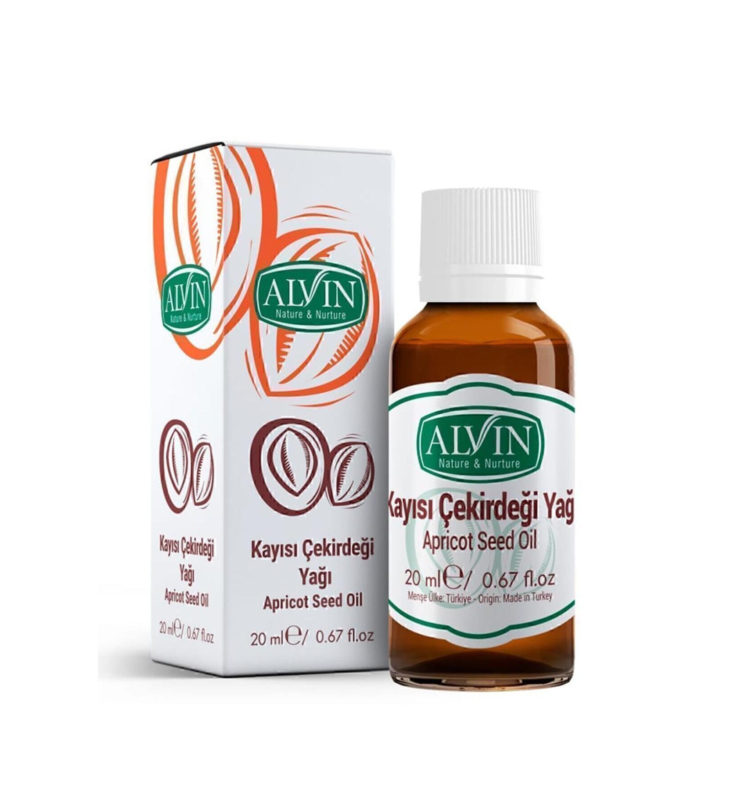 alvin Apricot Kernel Oil Cold Pressed 0 Pure And Natural 20 ml