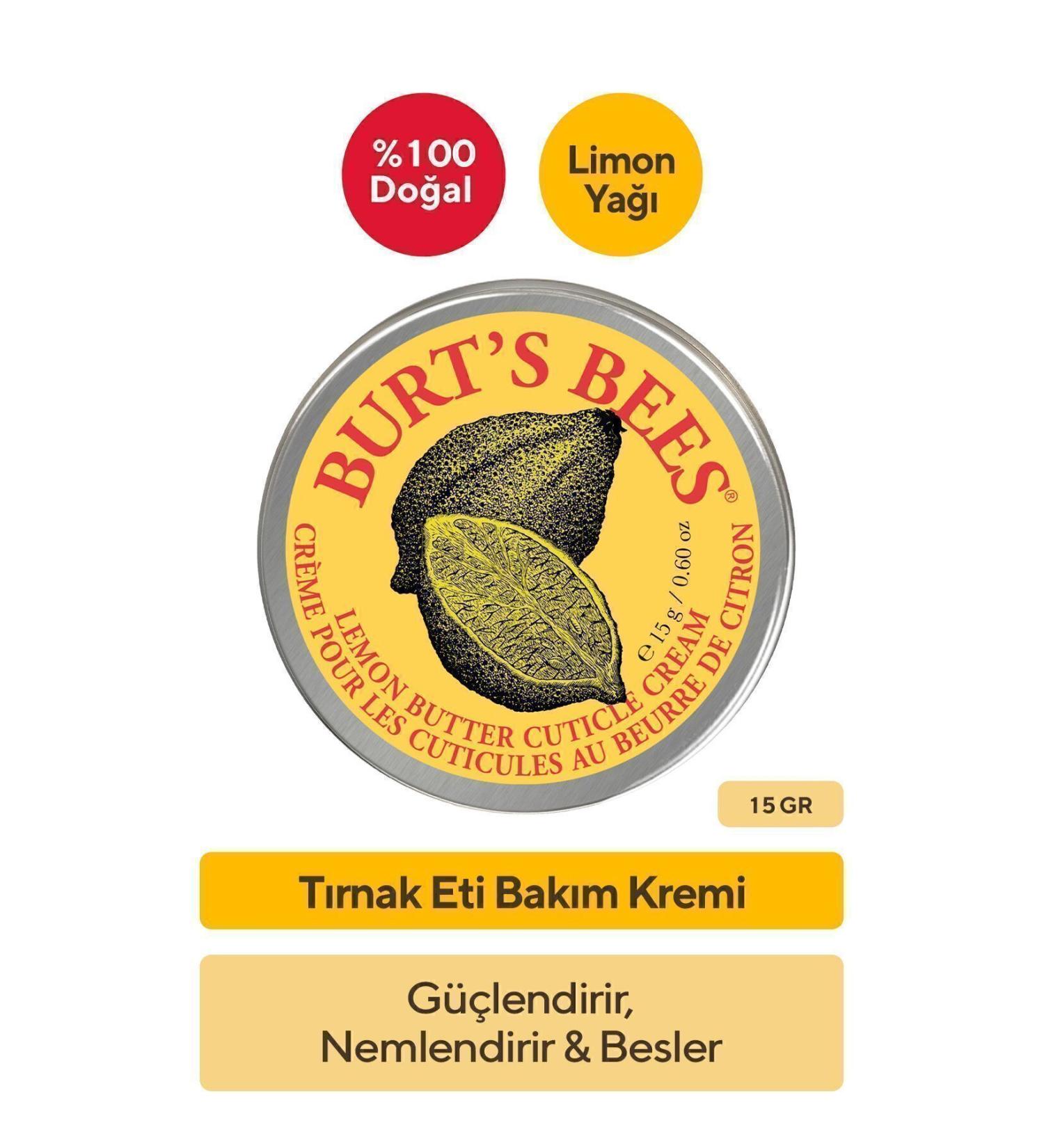 Burt's Bees Cuticle Cream with Lemon Oil - Cuticle Cream 15 G