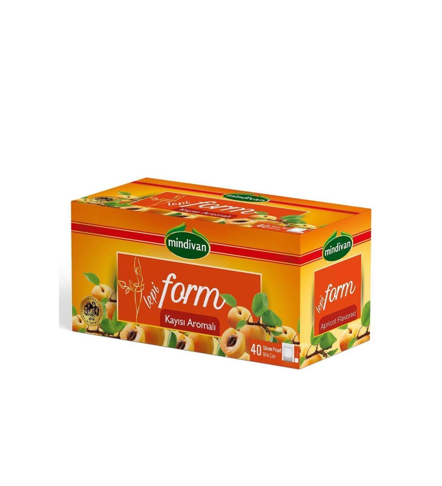 Mindivan Kys 1 piece 40 Apricot Flavored Form Tea