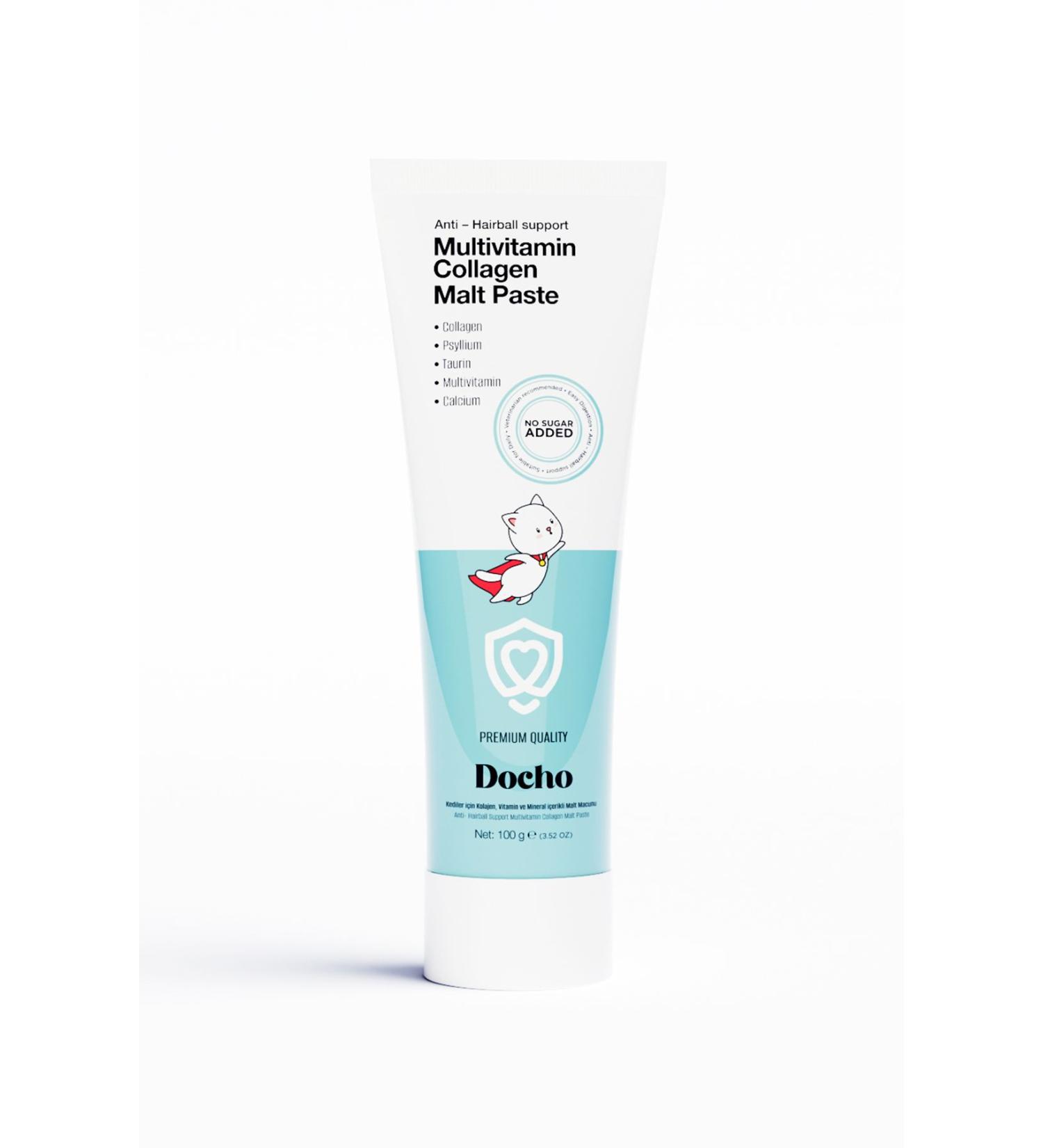 Docho Cat Malt Collagen Vitamin and Mineral Paste 100 gr - Buy Online on GoSupps.com