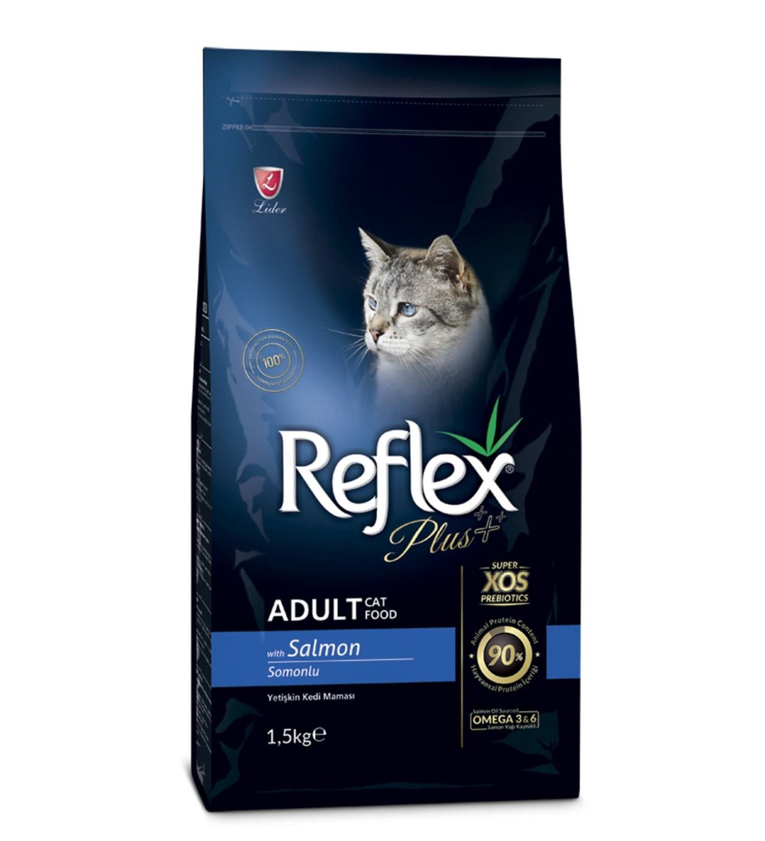 Reflex Plus 1.5 Kg Adult Cat Food with Salmon 1.5 Kg