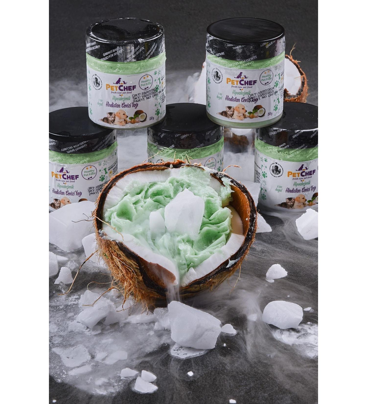 petchef Cat Dog Organic Coconut Oil 150 Gr - Buy Online on GoSupps.com