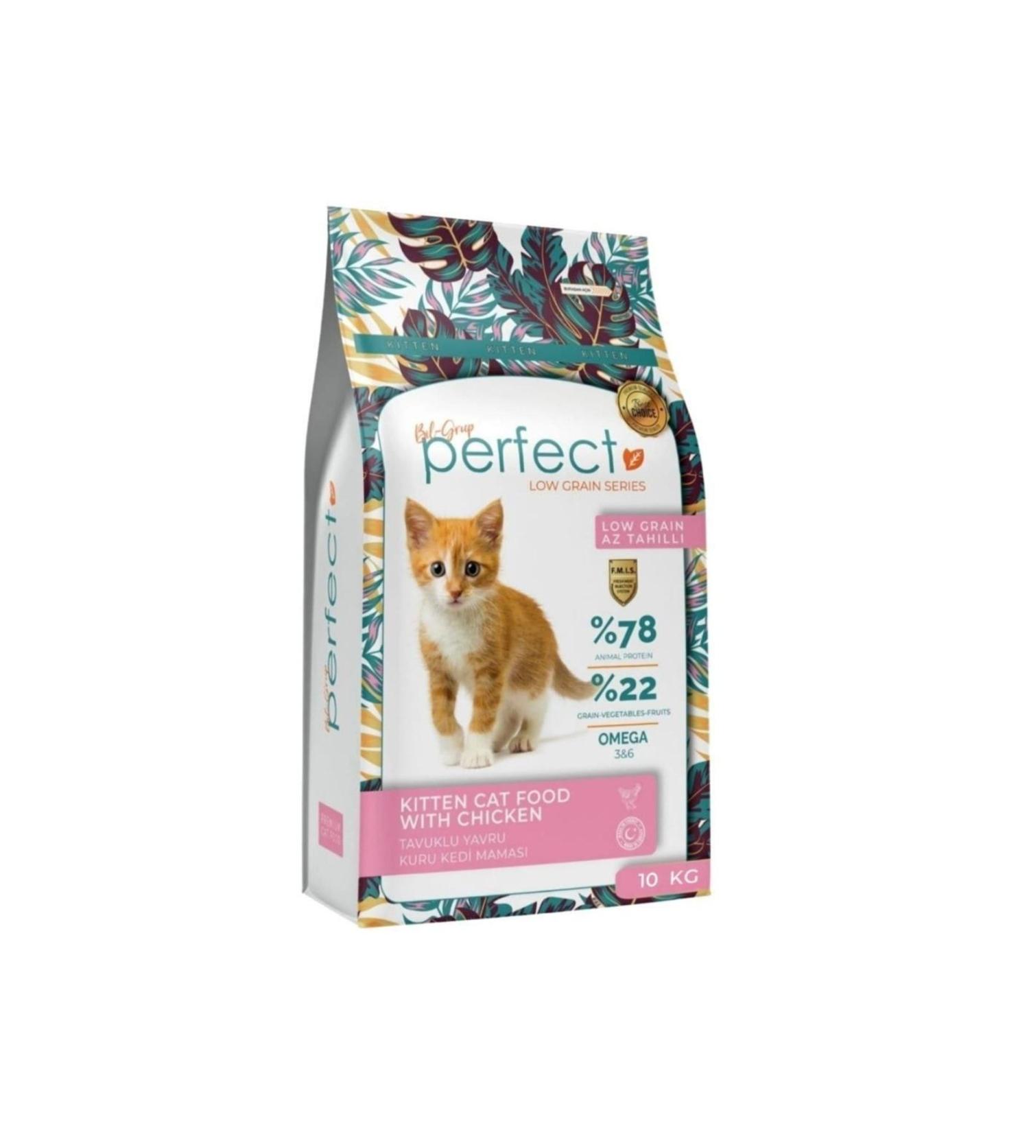 PERFECT Chicken Kitten Cat Food 10 Kg