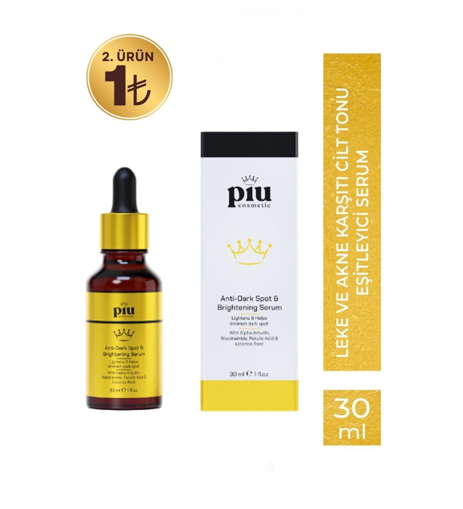 Piu Cosmetic Anti-Blemish and Anti-Acne Skin Tone Equalizing Serum - Buy Online on GoSupps.com