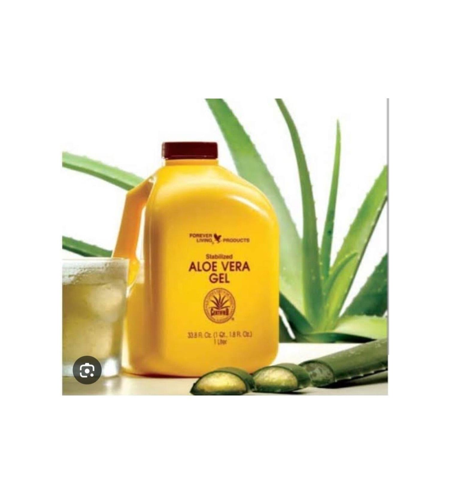 Forever Aloe Vera Gel Pure Aloe Vera Drink 1 Liter - Buy Online on GoSupps.com