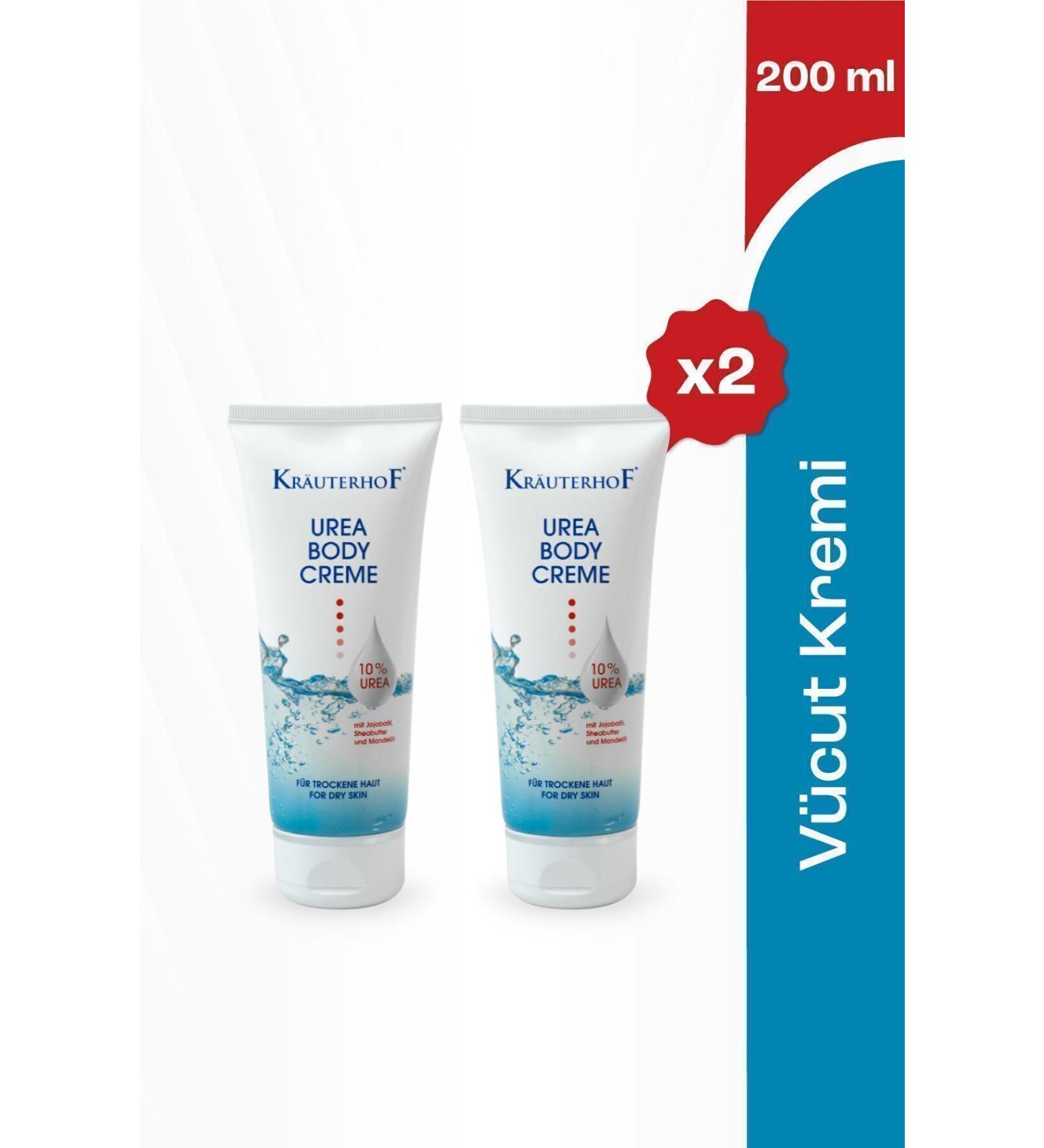 Krauterhof Urea Body Cream 200 ml x2 Pieces - Buy Online on GoSupps.com