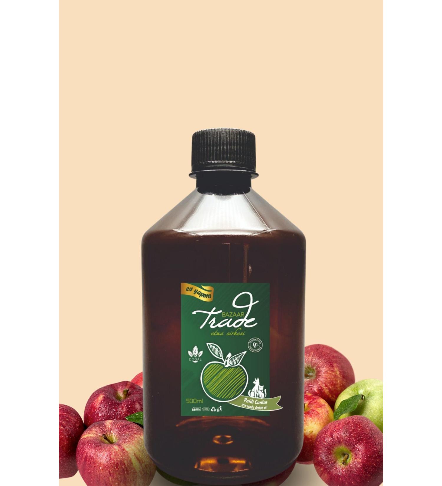 Trade Bazaar Homemade Additive-Free 0 Natural Fermentation Apple Cider Vinegar 500 Ml apple cider vinegar