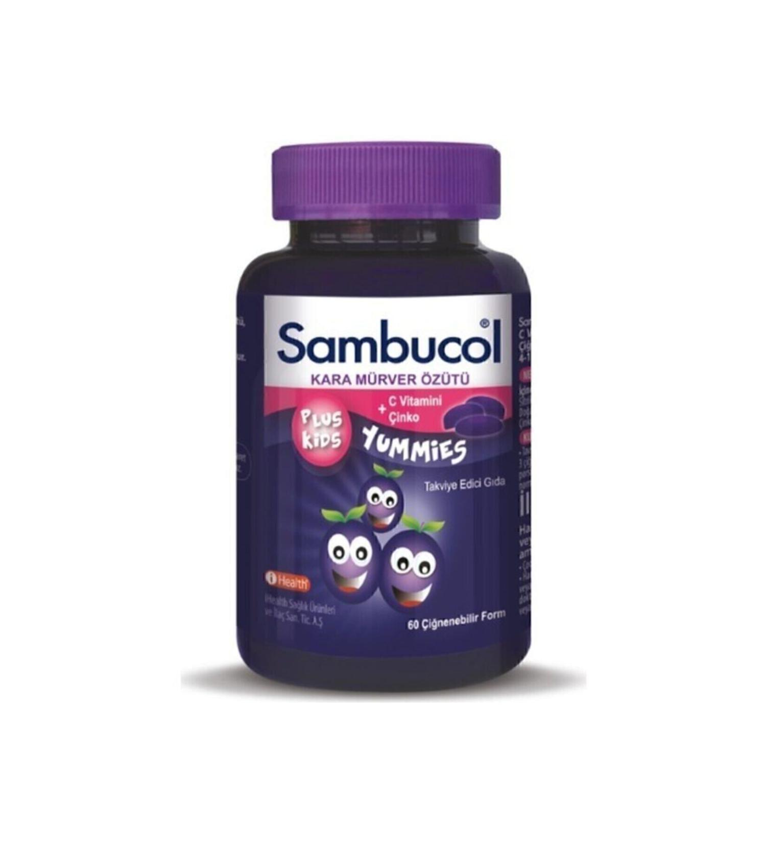 IHealth Sambucol Plus Kids Yummies Black Elderberry Extract