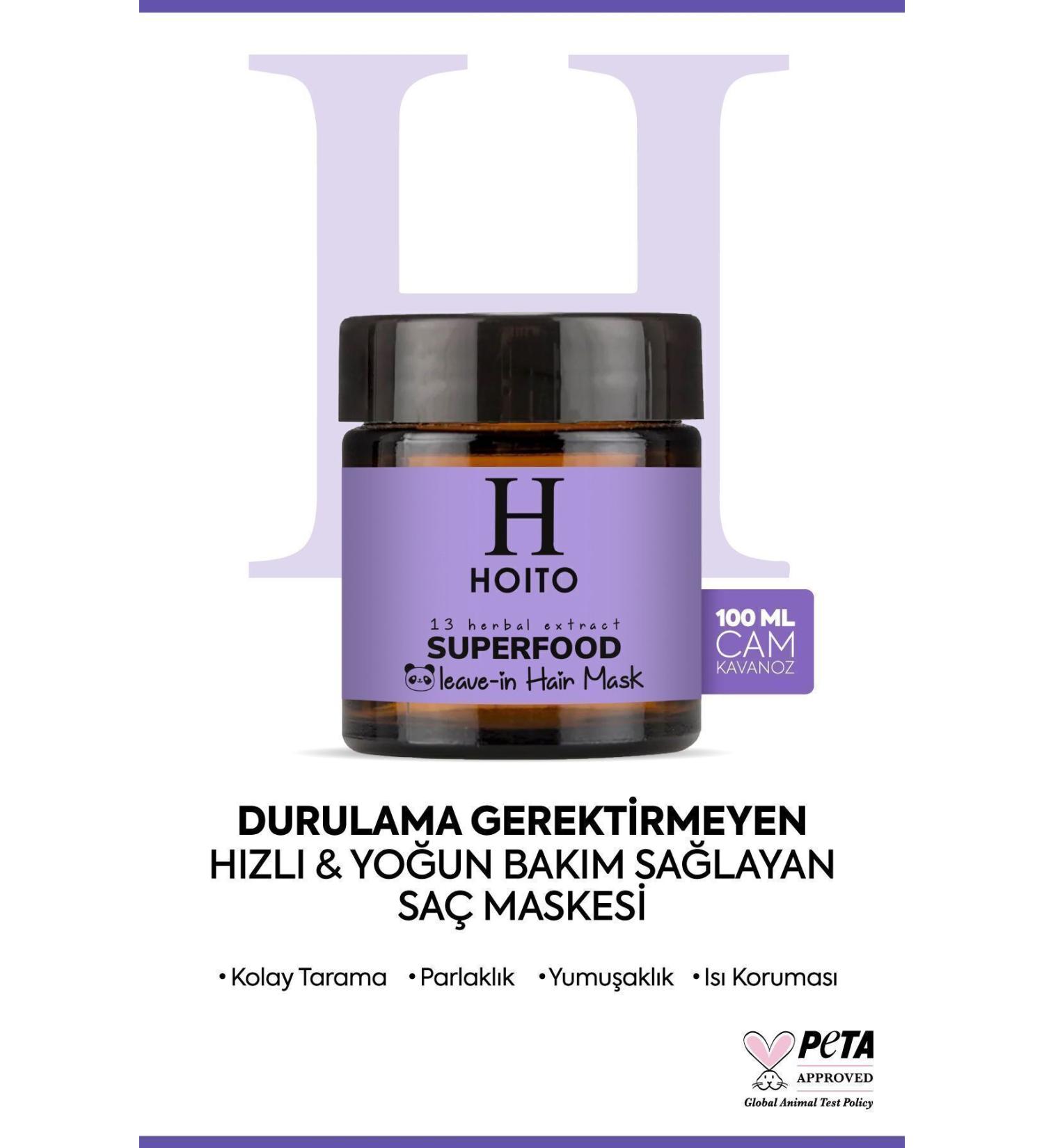 Hoito Superfood Leave-in Hair Mask 100ml - Nourishing Leave-in Hair Care Mask - Buy Online on GoSupps.com