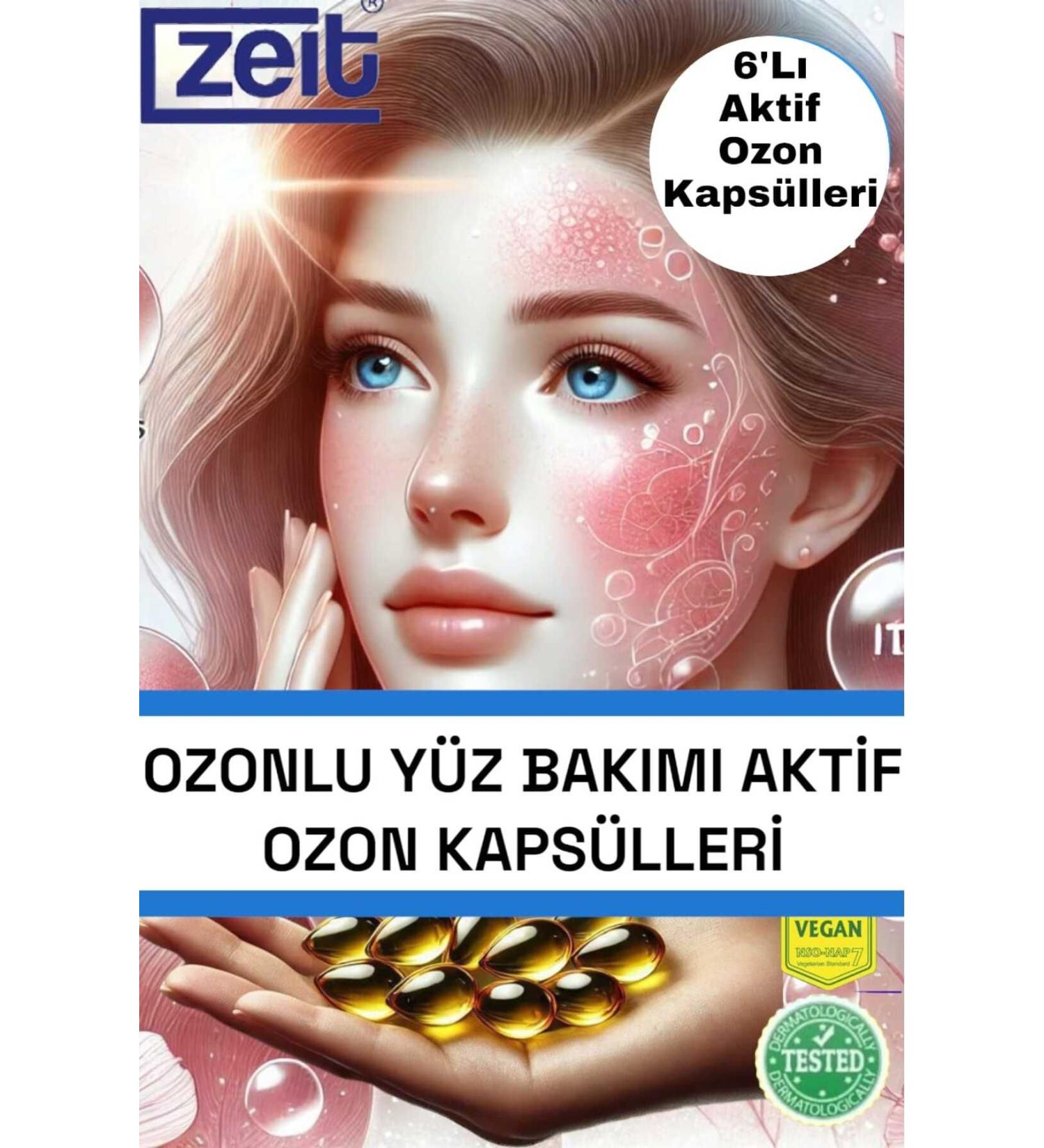 ZEIT OZON Ozone Face Care and Moisturizing Capsules | 6-Piece Capsule for Stain Removal and Anti-Wrinkle - Buy Online on GoSupps.com