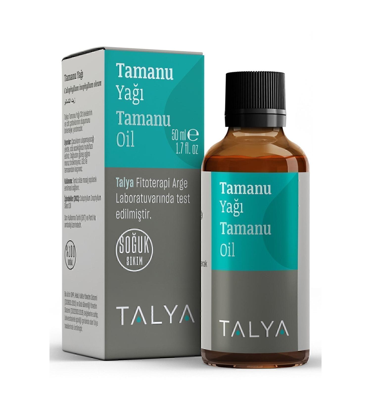 Talya Tamanu Oil Cold Pressed 0 Pure And Natural 50 ml - Buy Online on GoSupps.com