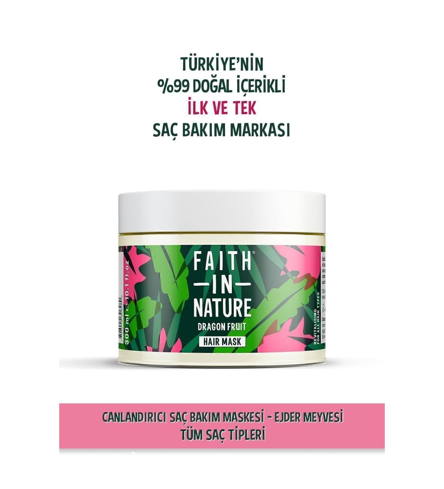 Faith In Nature Natural Revitalizing Hair Care Mask Dragon Fruit For All Hair Types - Buy Online on GoSupps.com