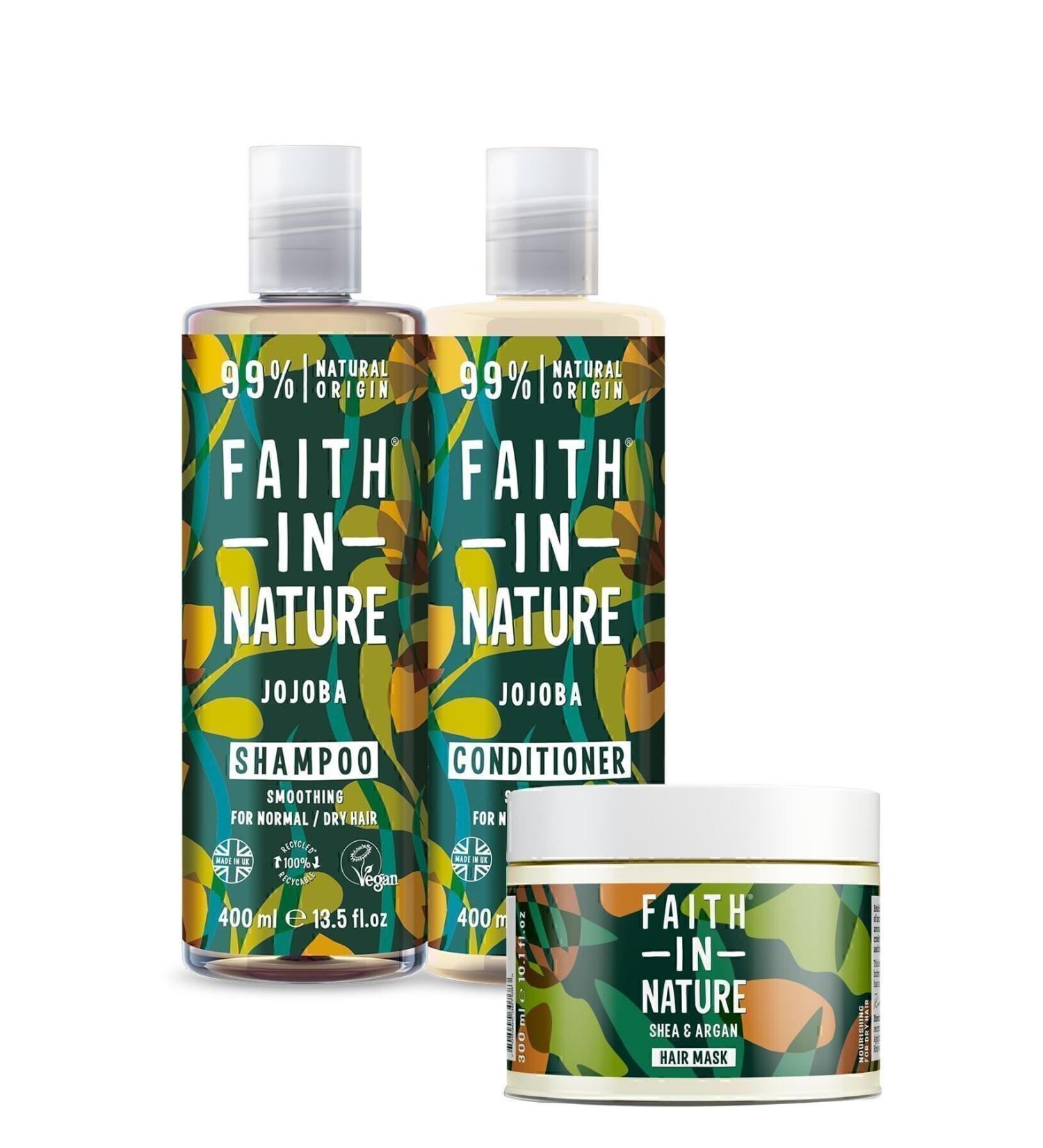 Faith In Nature Natural Nourishing Hair Care Series For Very Dry Hair Types - Buy Online on GoSupps.com