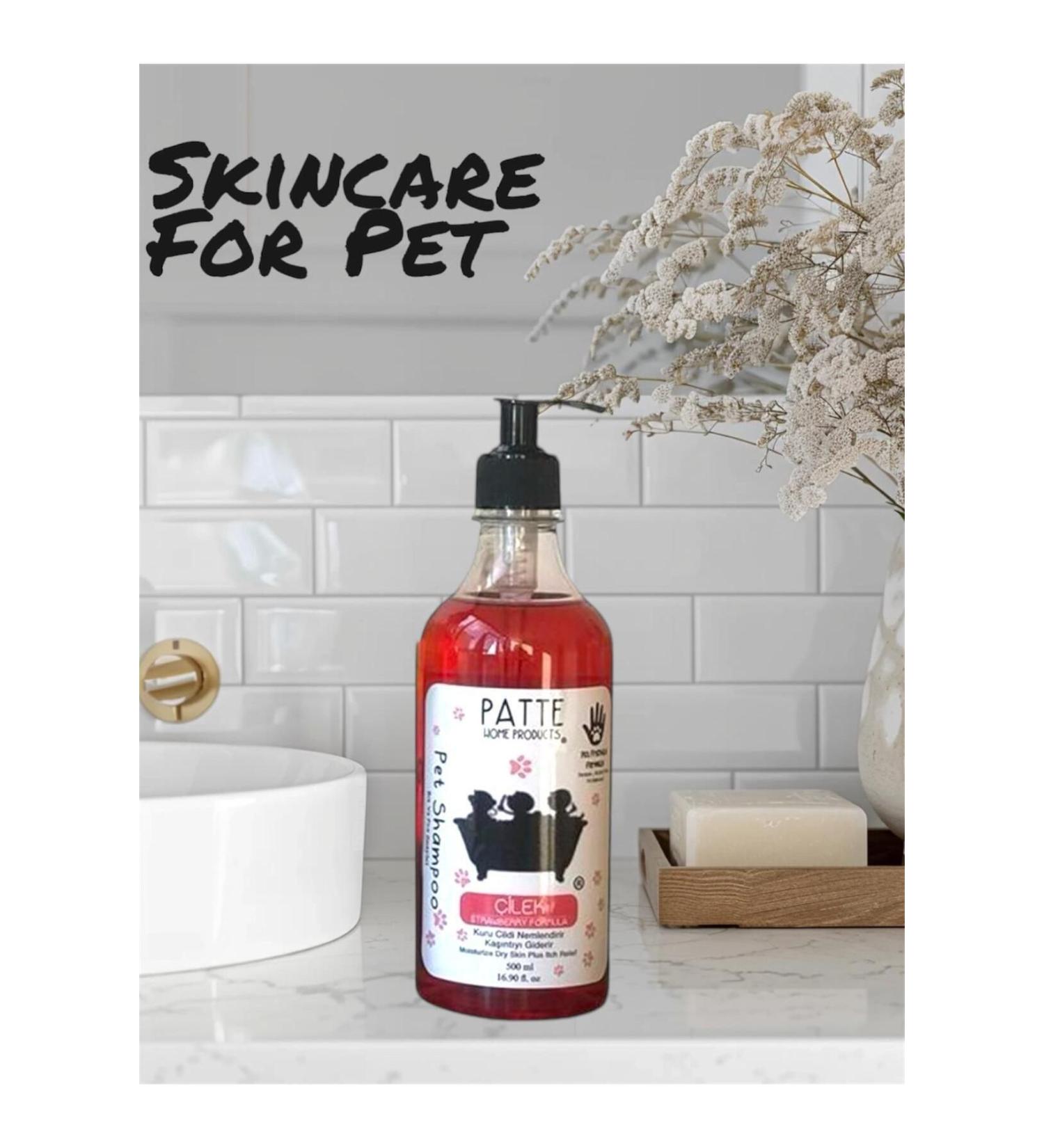 Patte Home Products Cat & Dog Shampoo 500 ml Strawberry