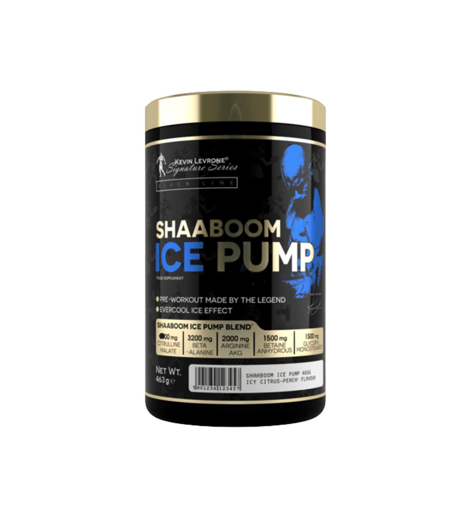kevin levrone Black Line / Shaaboom Ice Pump Preworkout 463 Grams