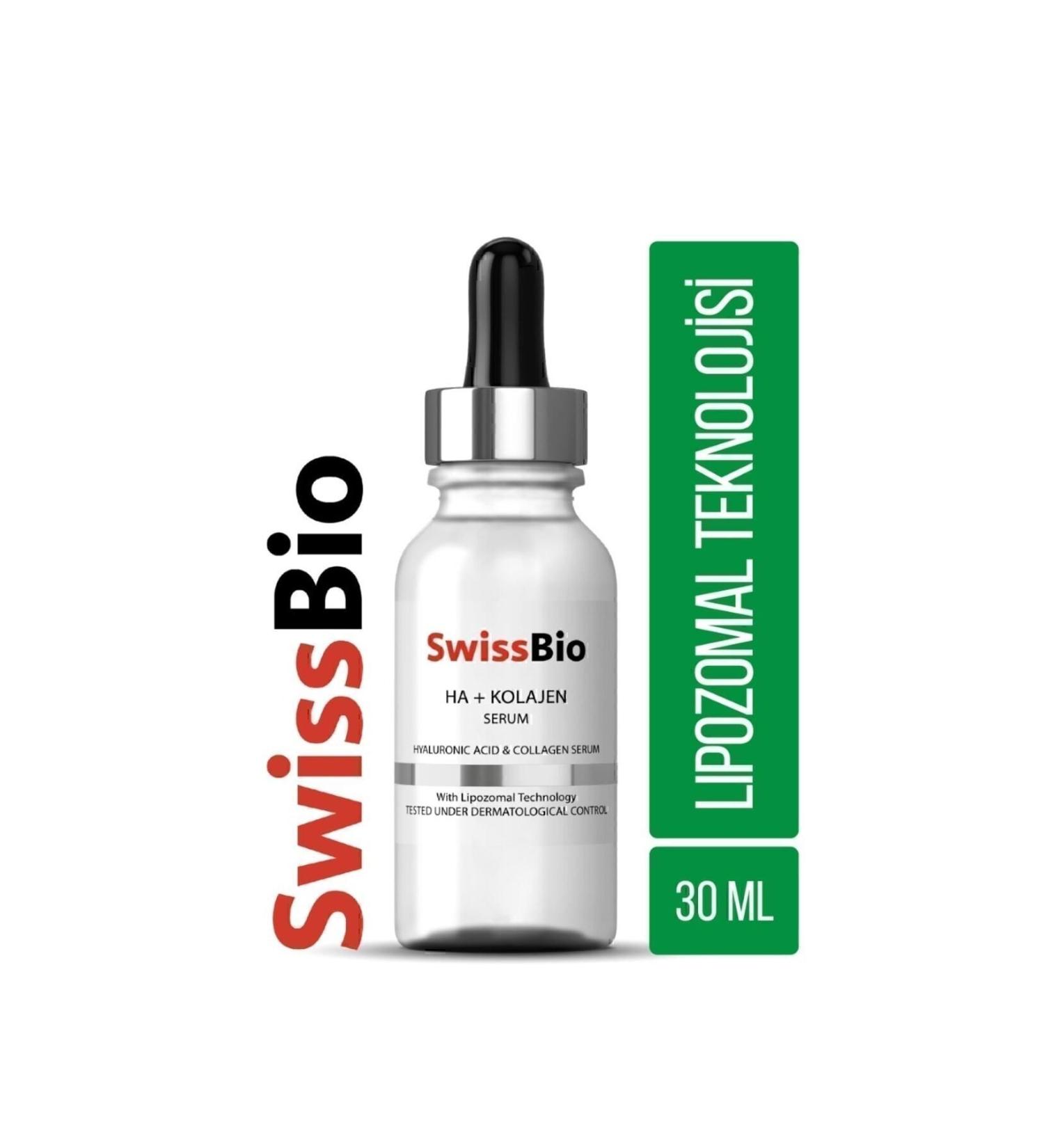 SwissBio Ha Collagen Serum 30 ml Collagen%5 Hyaluronic Acid%2 D-panthenol%1 Vitc - Buy Online on GoSupps.com