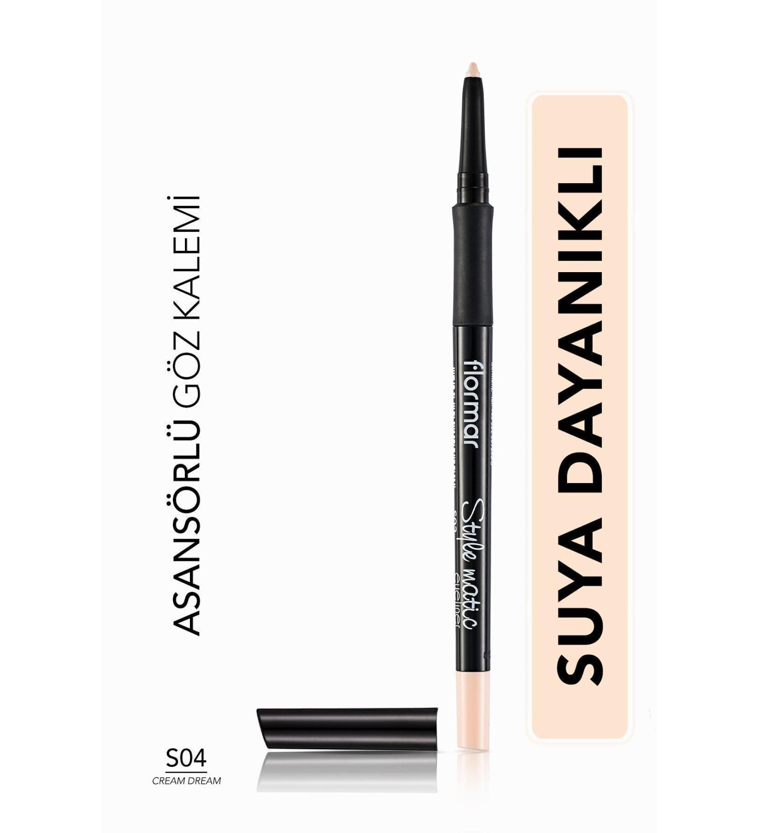 Flormar Lift Matte Eyeliner (Skin) - Stylematic Eyeliner - S04 Cream Dream - 8690604190515 - Buy Online on GoSupps.com